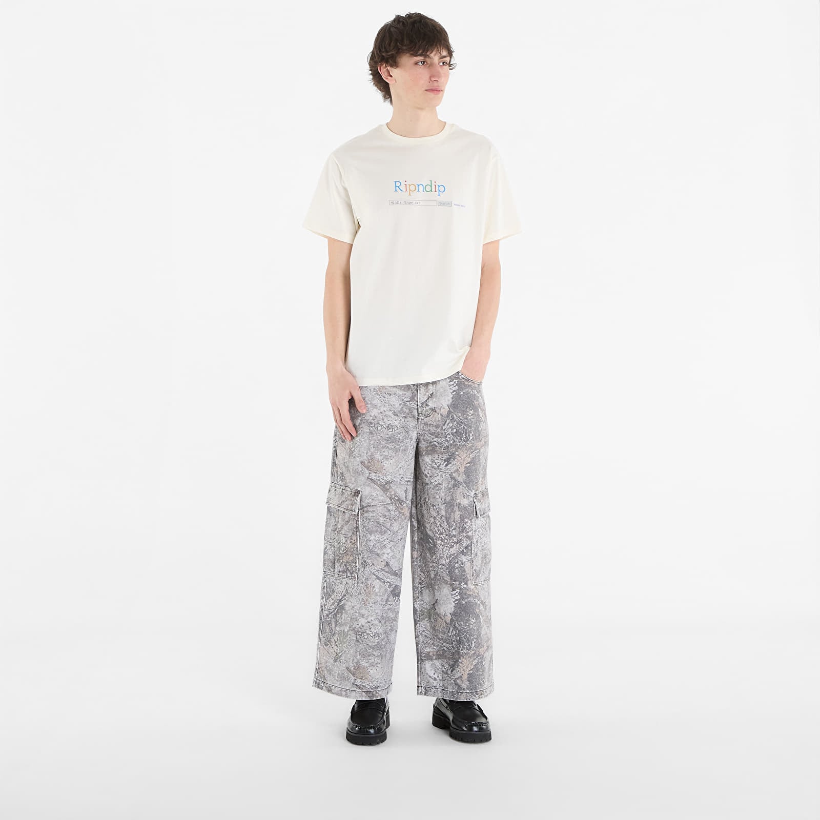 Pantaloni uomo RIPNDIP Nerm Tree Camo Extra Wide Cargo Pants Nerm Tree Camo