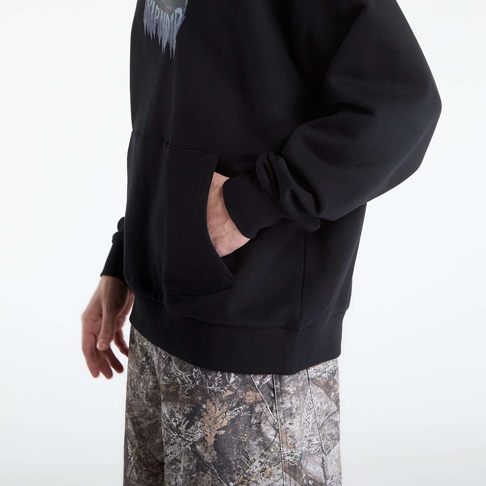 Men's sweatshirts RIPNDIP Out Of Time Hoodie Black Wash