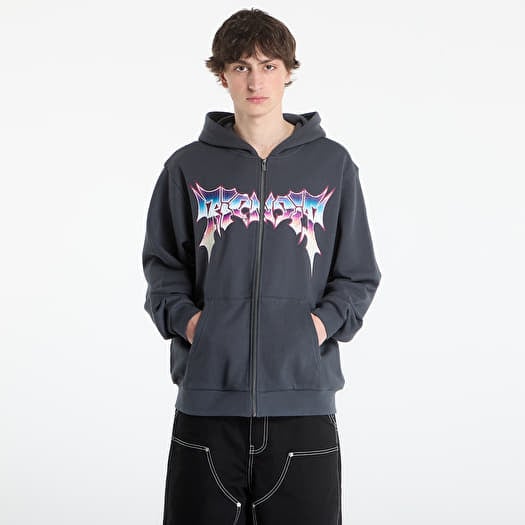 Sweatshirt RIPNDIP Noid Zip Hoodie Charcoal Wash