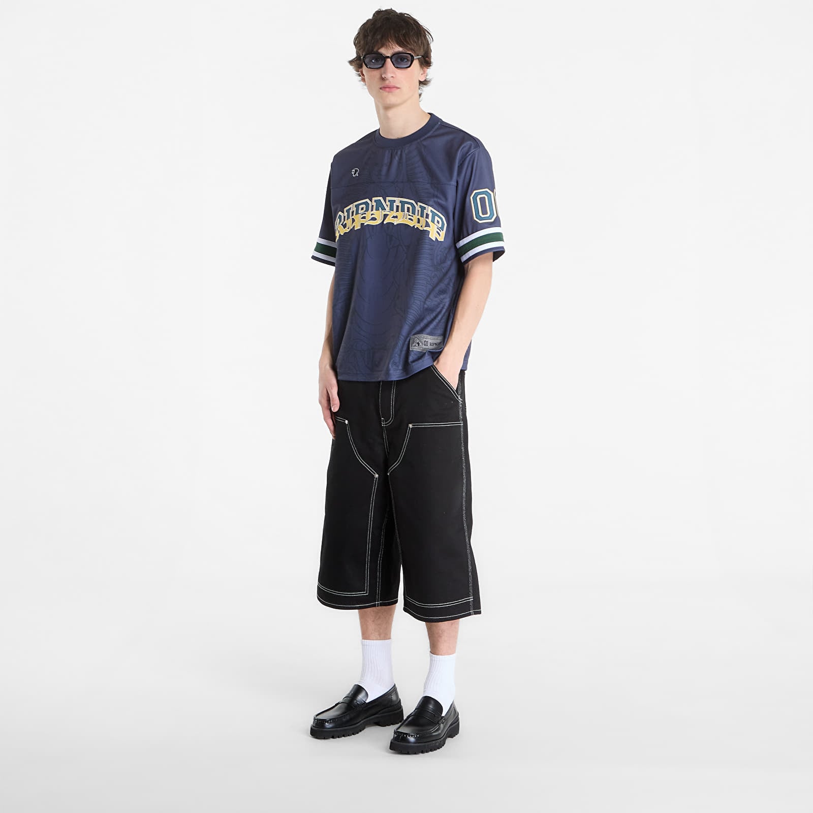 Trikots für Männer RIPNDIP Mother Nerm Football Jersey Navy
