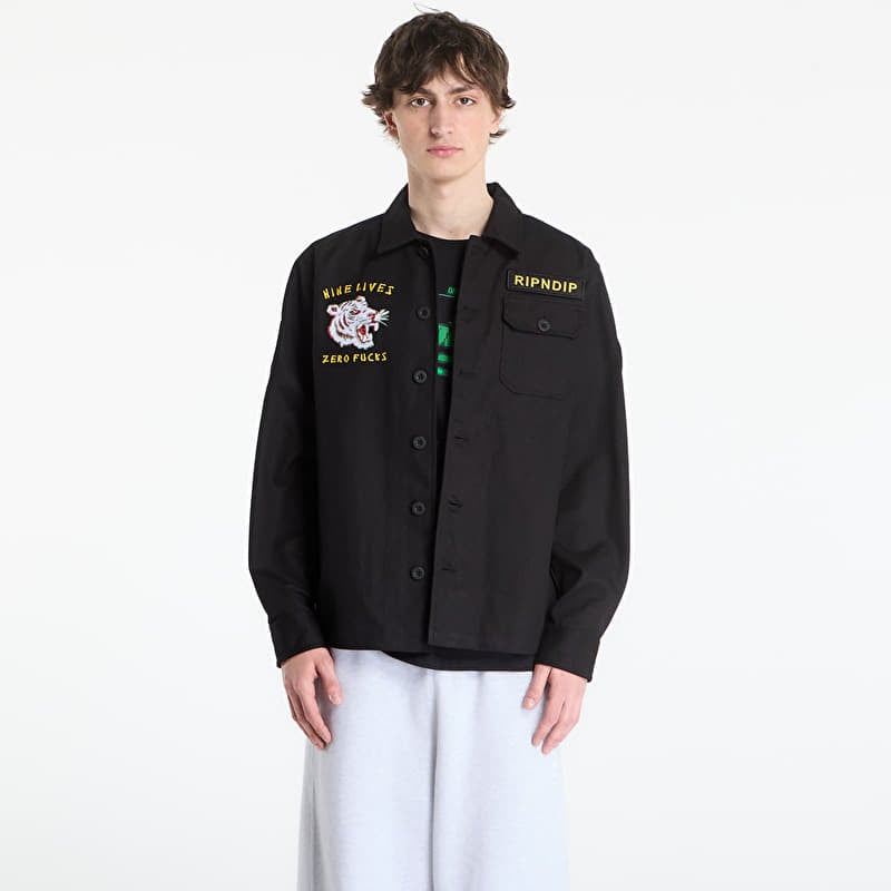 Striukė RIPNDIP Nine Militarty Shirt Jacket Black