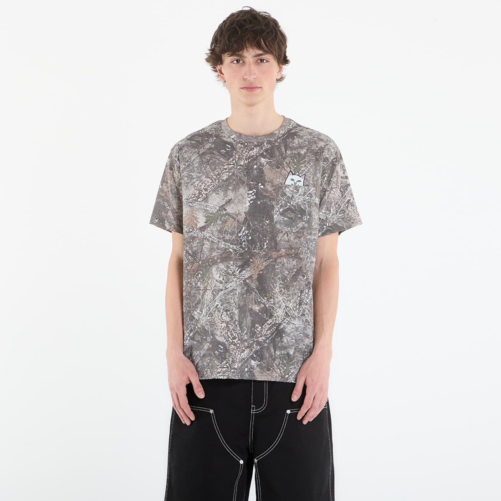 Тениска RIPNDIP Lord Nermal Pocket Tee Nerm Tree Camo M