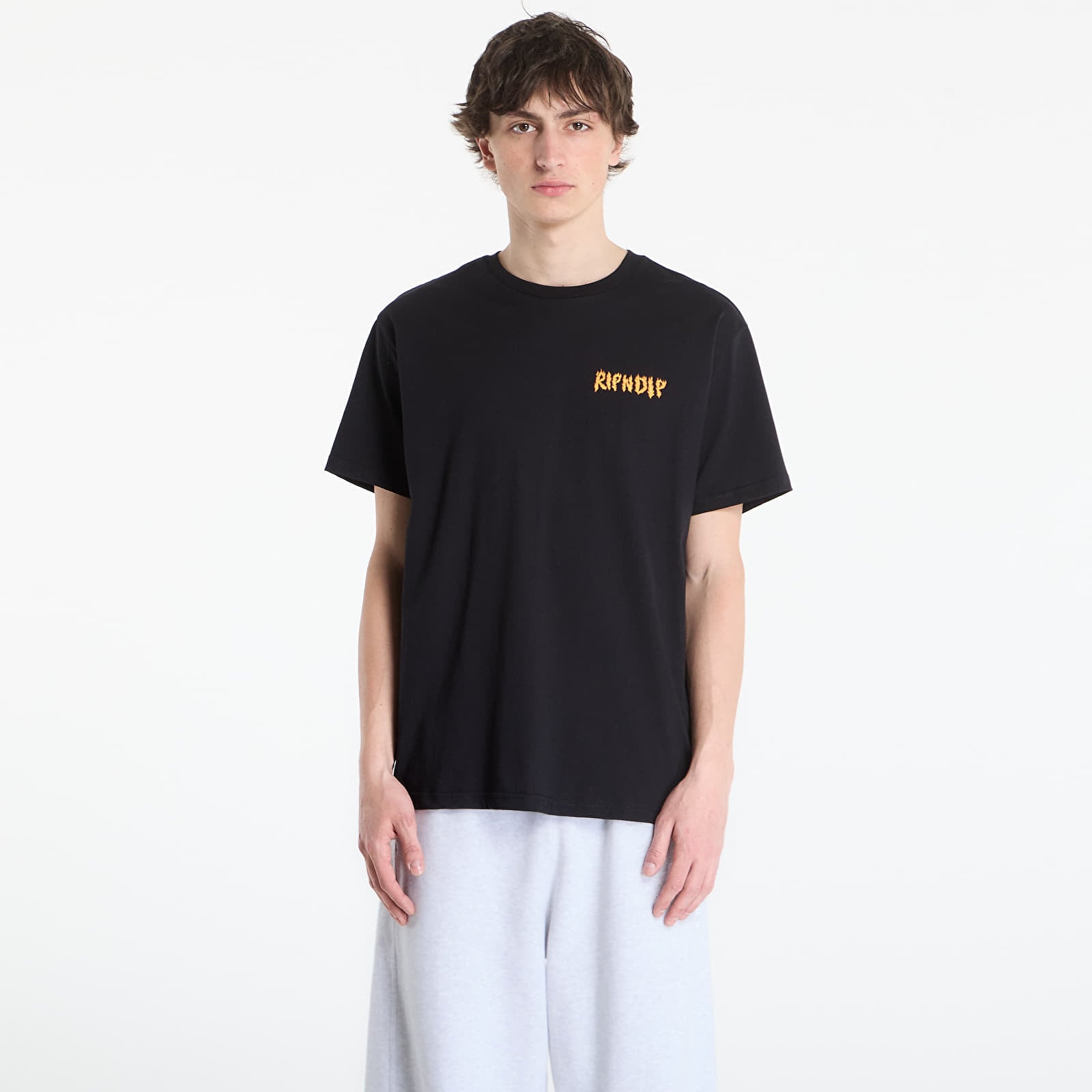 T-shirts homme RIPNDIP Burn Tee Black Wash