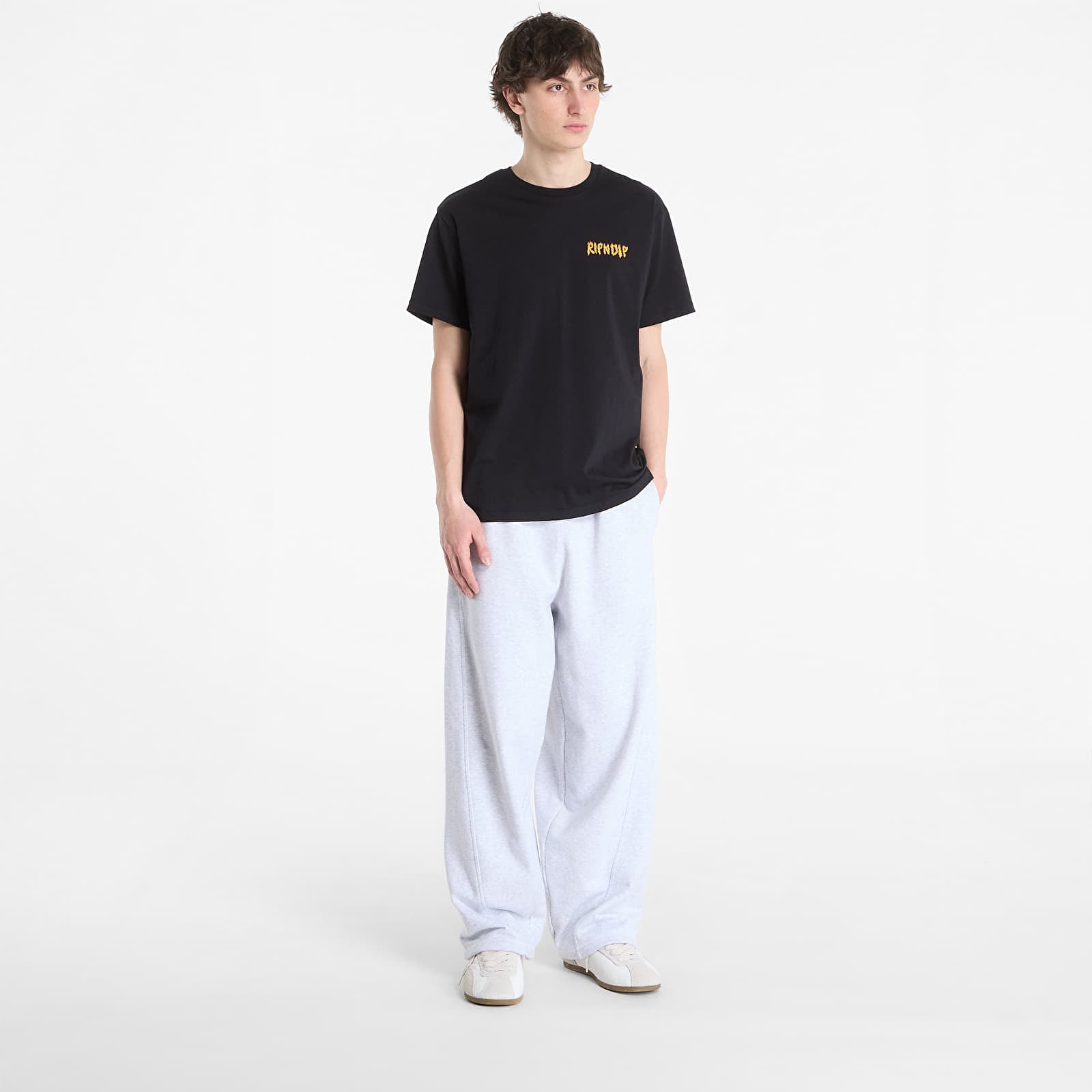 T-shirts homme RIPNDIP Burn Tee Black Wash