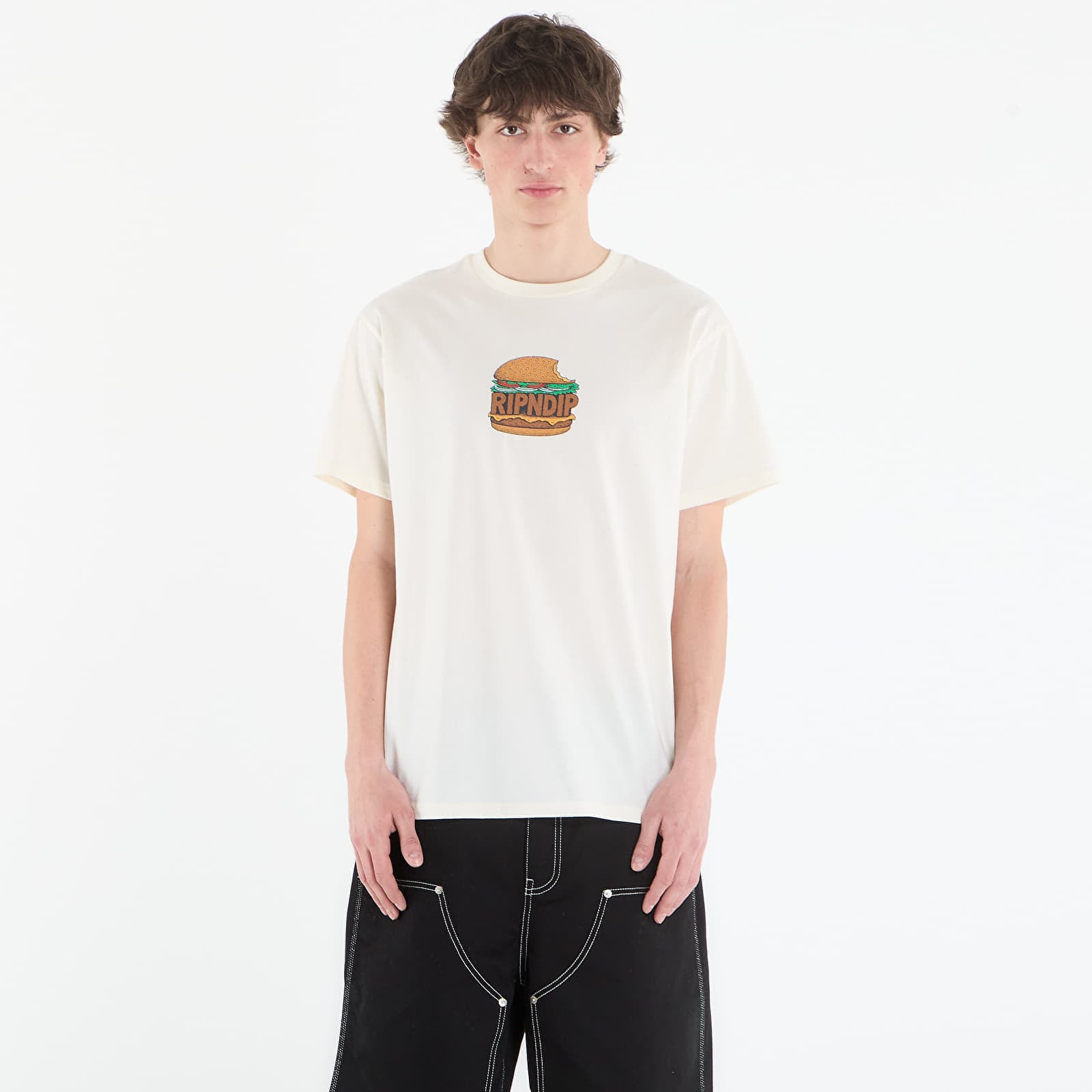 T-shirt RIPNDIP Bite Me Tee Bone L