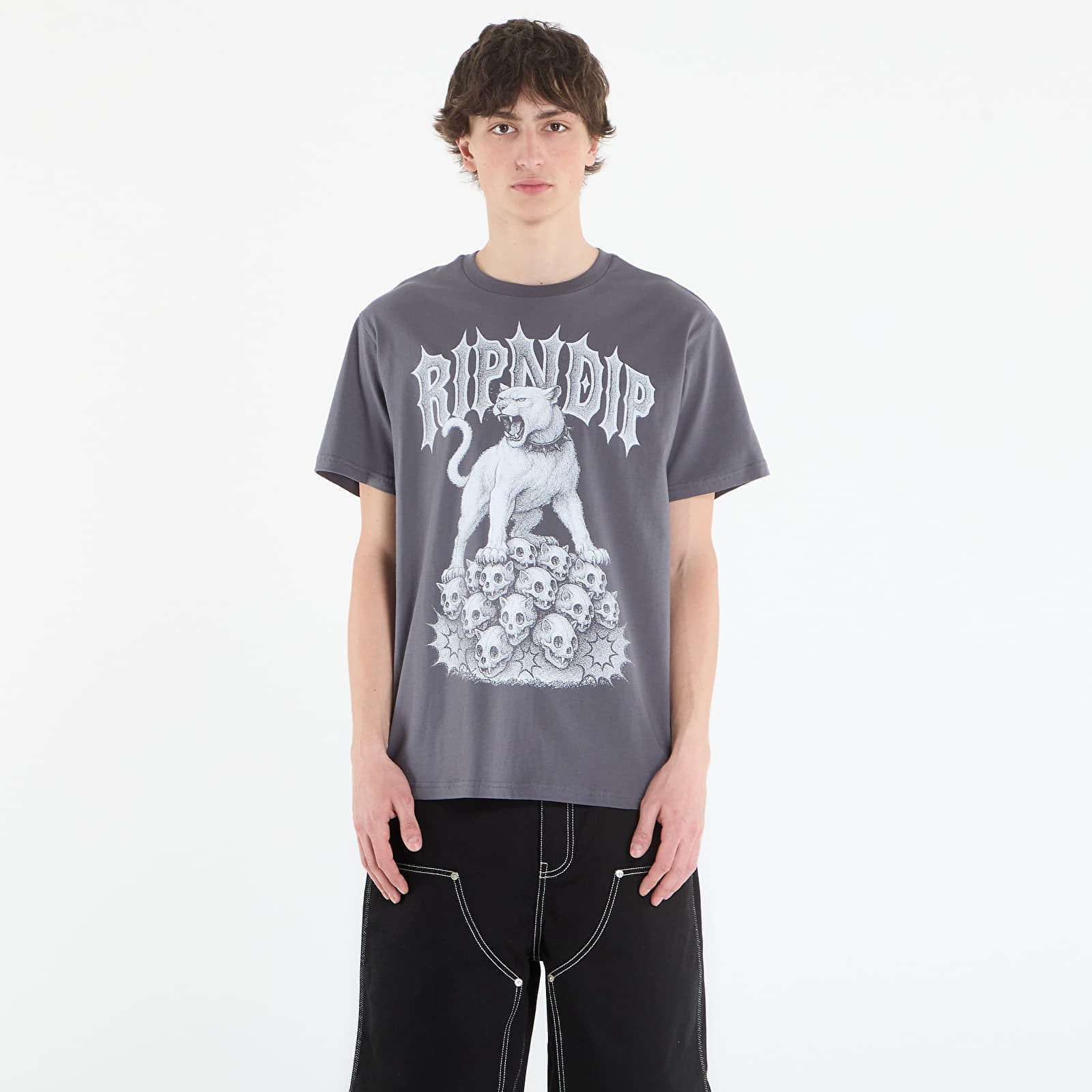 Тениска RIPNDIP Wasteland Tee Charcoal M