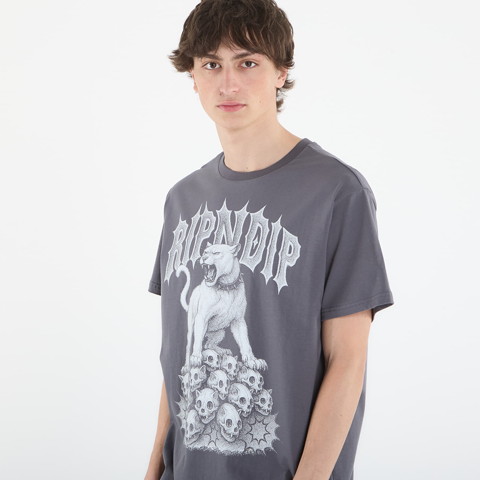 Muške majice kratkih rukava RIPNDIP Wasteland Tee Charcoal