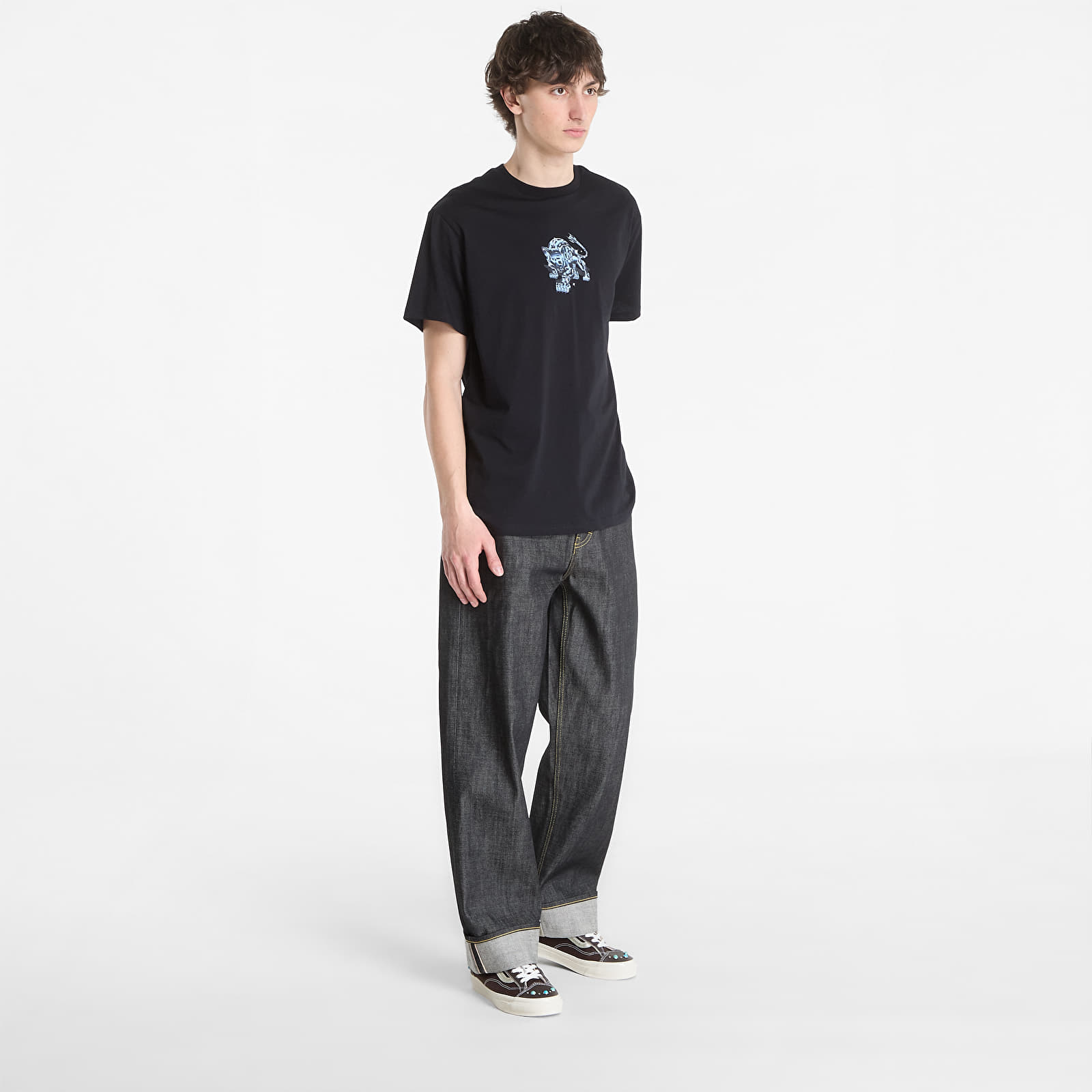 Muške majice kratkih rukava RIPNDIP Cyborg Tee Black Wash