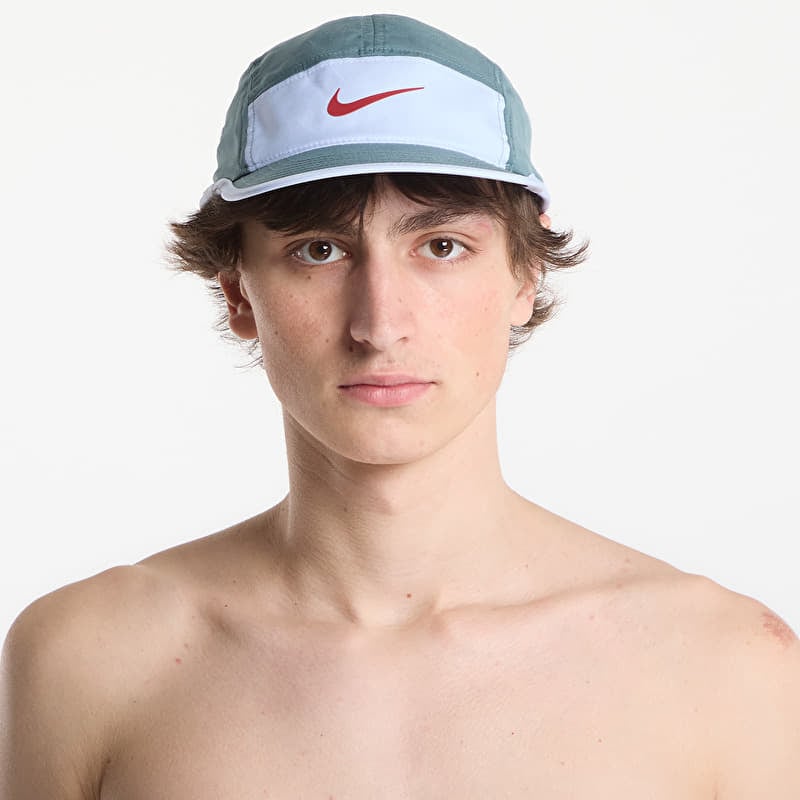Cap Nike Fly Dri-FIT Unstructured Swoosh Cap Mineral Slate/ Hydrogen Blue/ Team Crimson