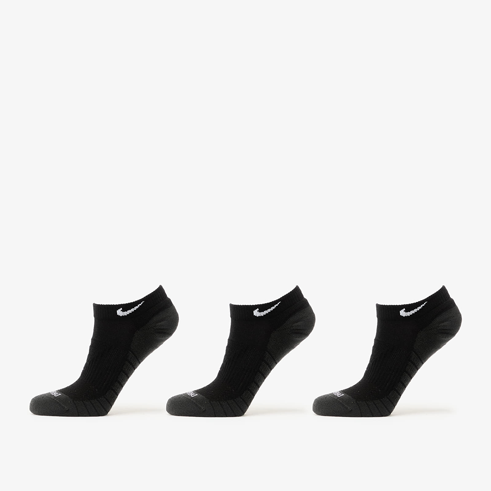 Calze uomo Nike Everyday Max Cushioned Training No-Show Socks 3-Pack Black/ Anthracite/ White