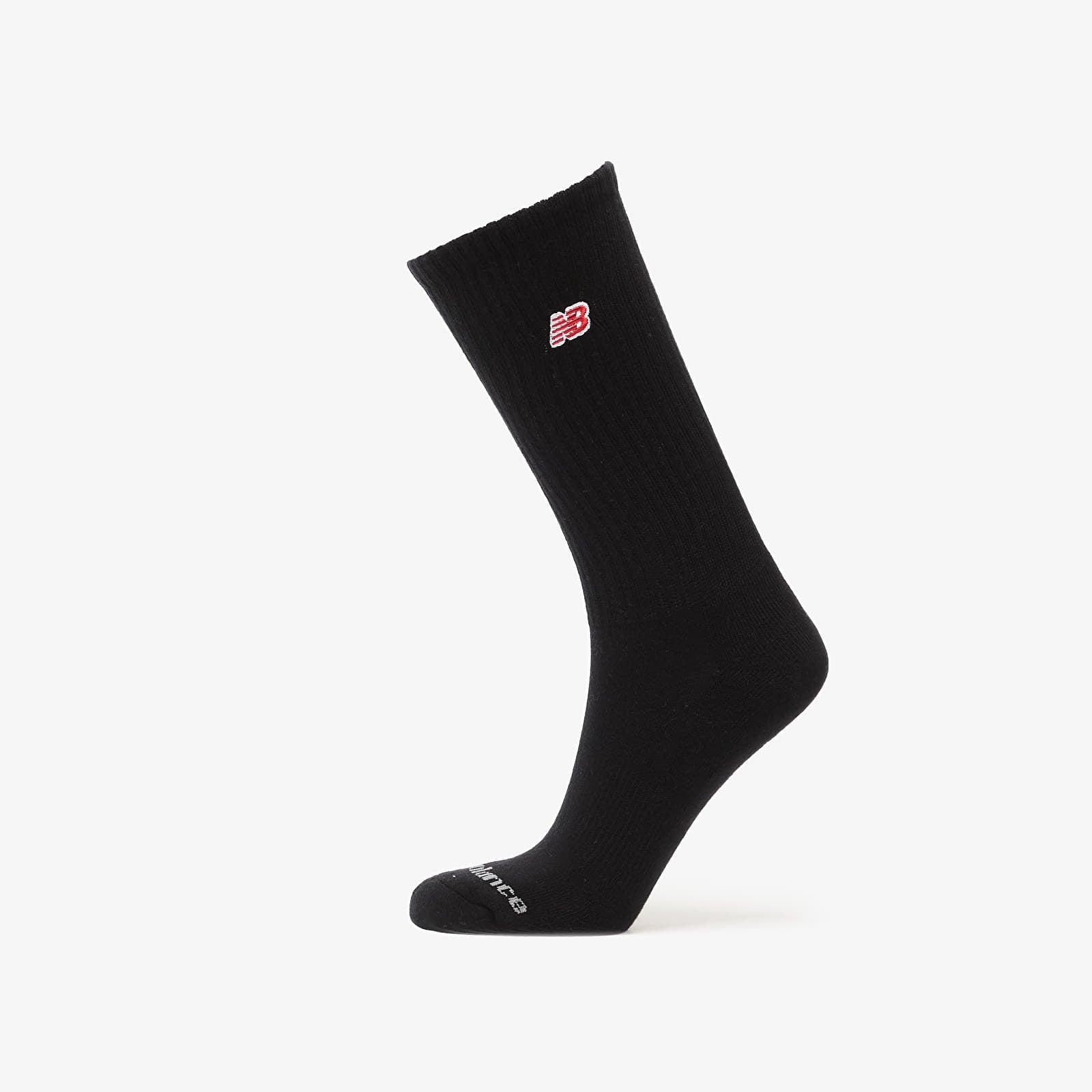 Muške čarape New Balance Red Patch Logo Crew Socks 3-Pack Black/ White/ Grey