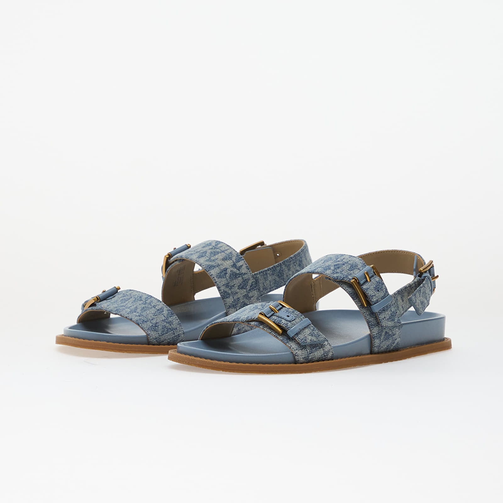 Дамски кецове и обувки Michael Kors Nia Flat Sandal New Horizon Wash