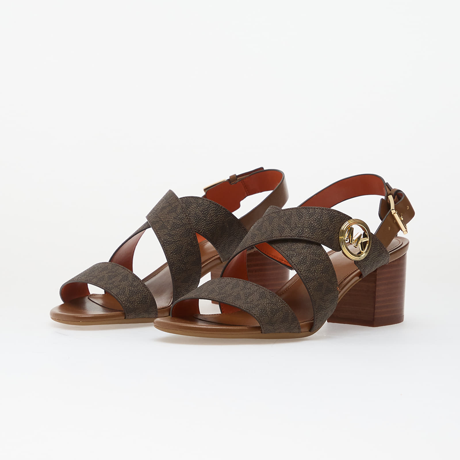 Women's sneakers and shoes Michael Kors Vera Flex Mid Sandal Brown