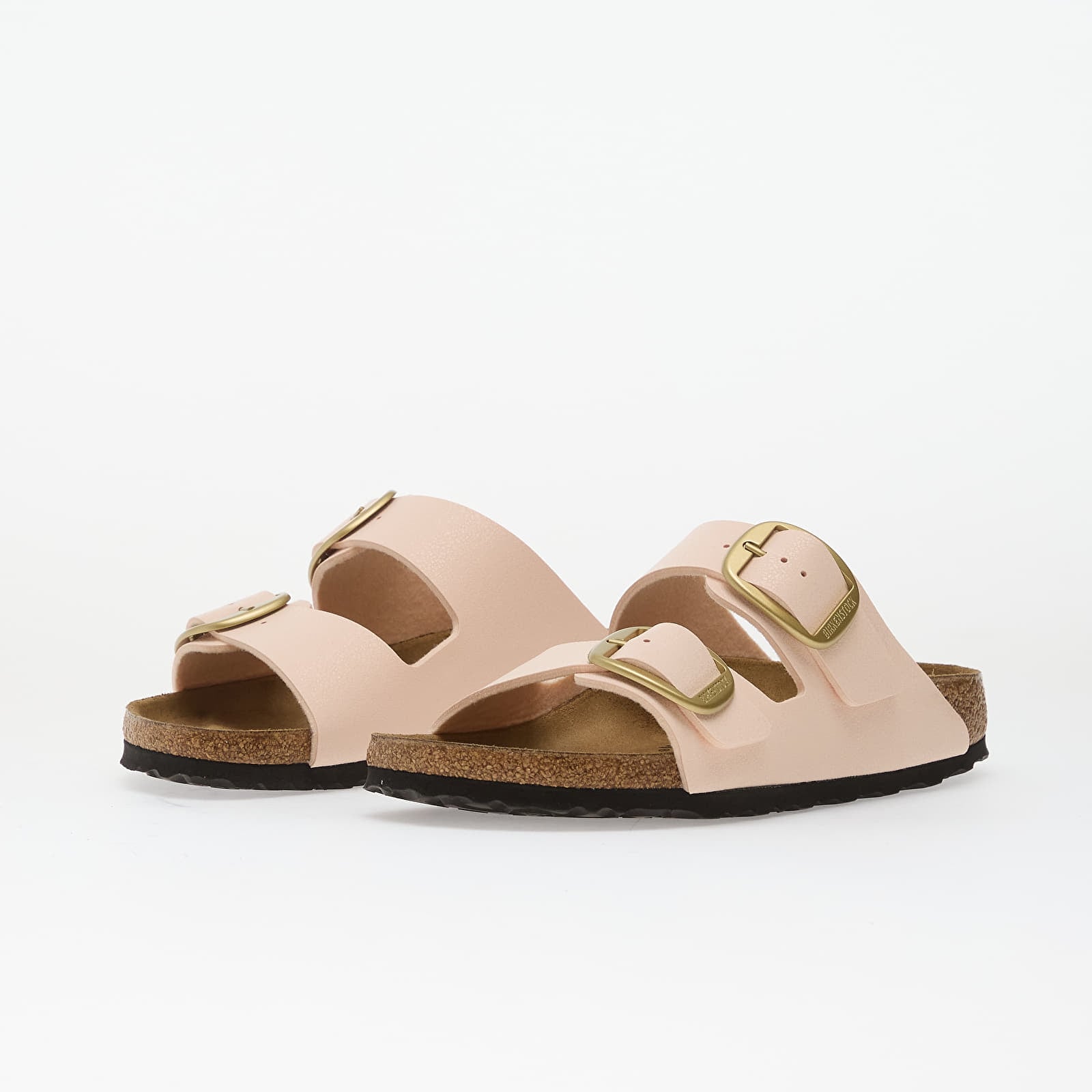 Women's sneakers and shoes Birkenstock Arizona Big Buckle Birkibuc Women Light Rose