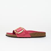 Birkenstock Madrid Big Buckle Natural Leather Patent Women High-Shine Fuchsia Tulip