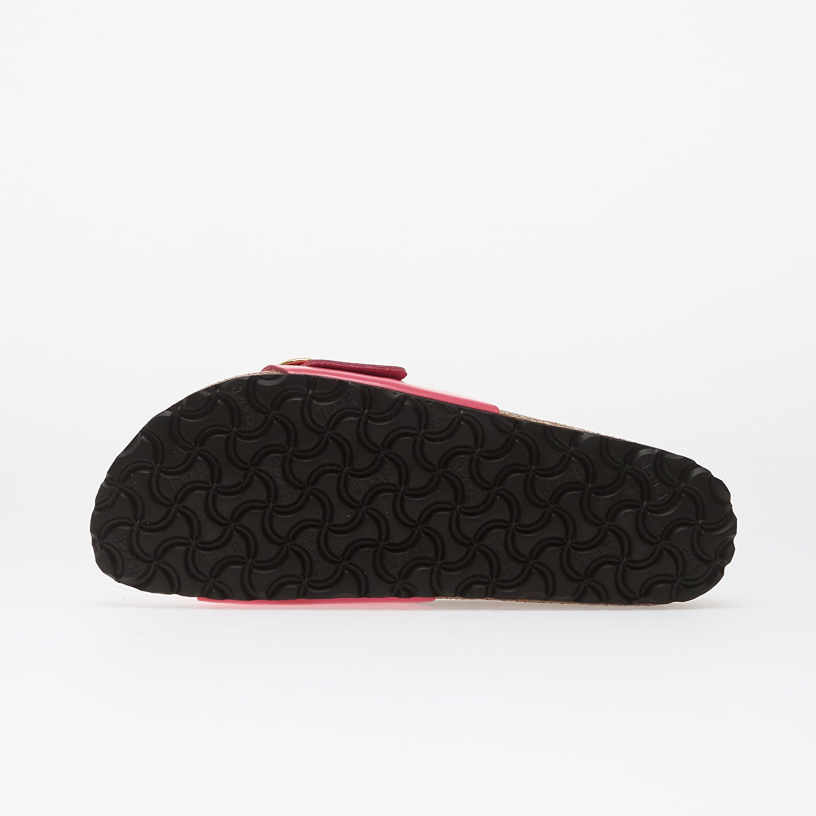 Női cipők Birkenstock Madrid Big Buckle Natural Leather Patent Women High-Shine Fuchsia Tulip