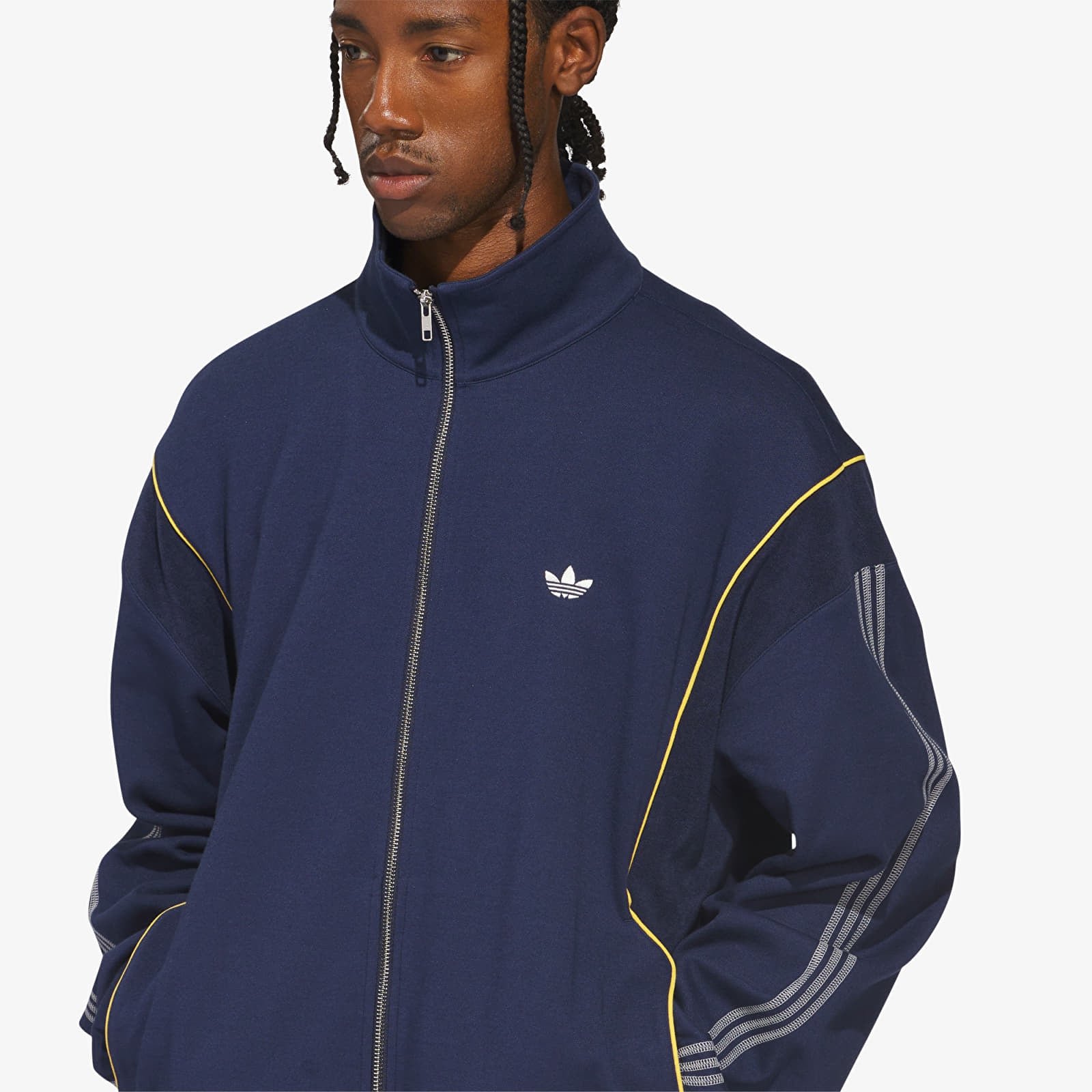 Men's sweatshirts adidas City Terrace Track Track Top UNISEX Night Indigo