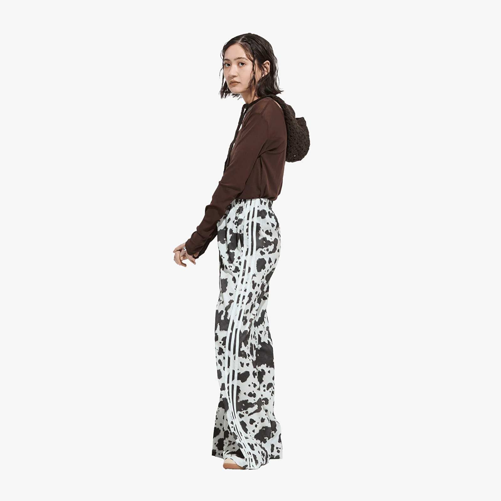 Women's Trousers adidas Wide Leg Pants Multicolor/ Multicolor/ Off White