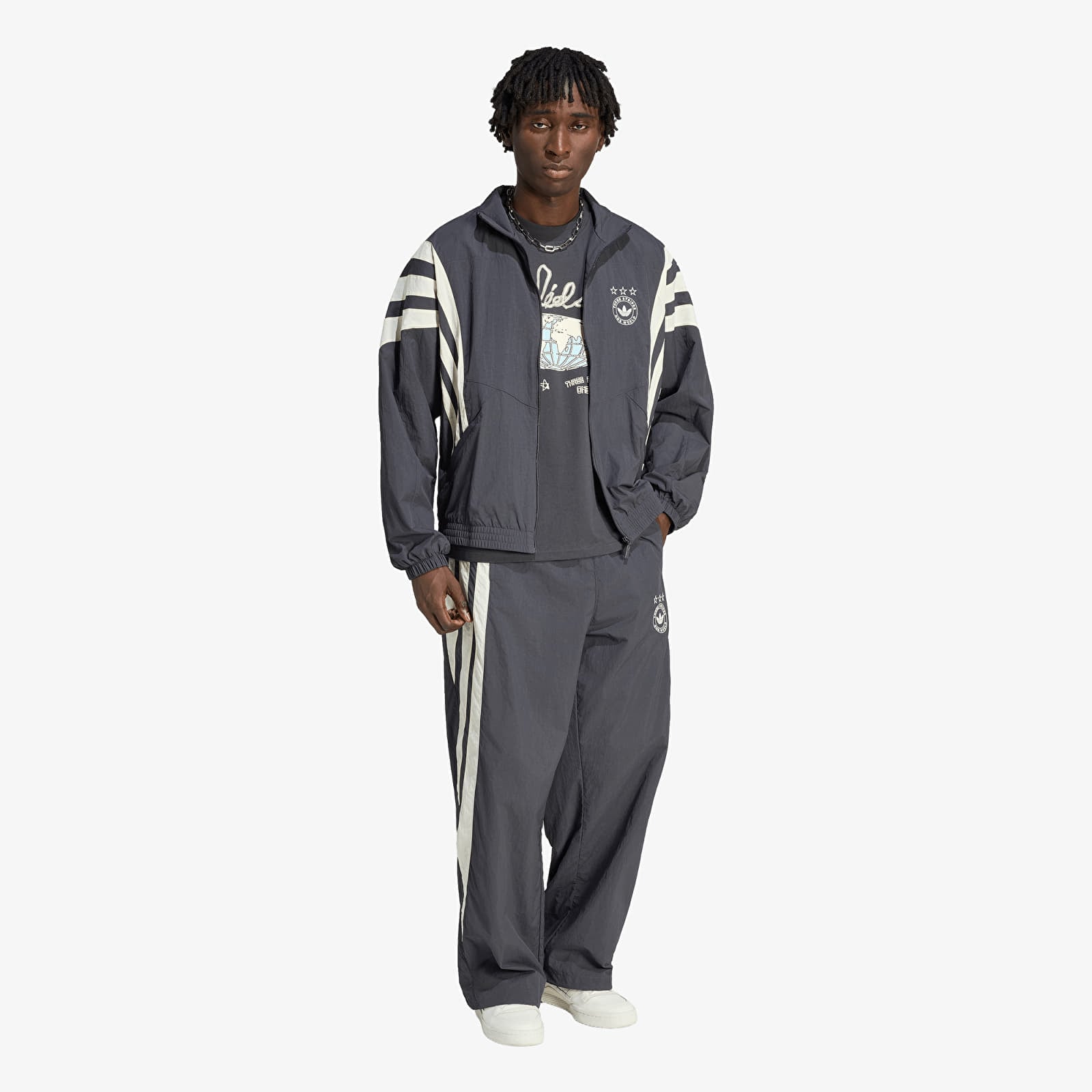 Muške hlače adidas Santiago Track Pant Utility Black