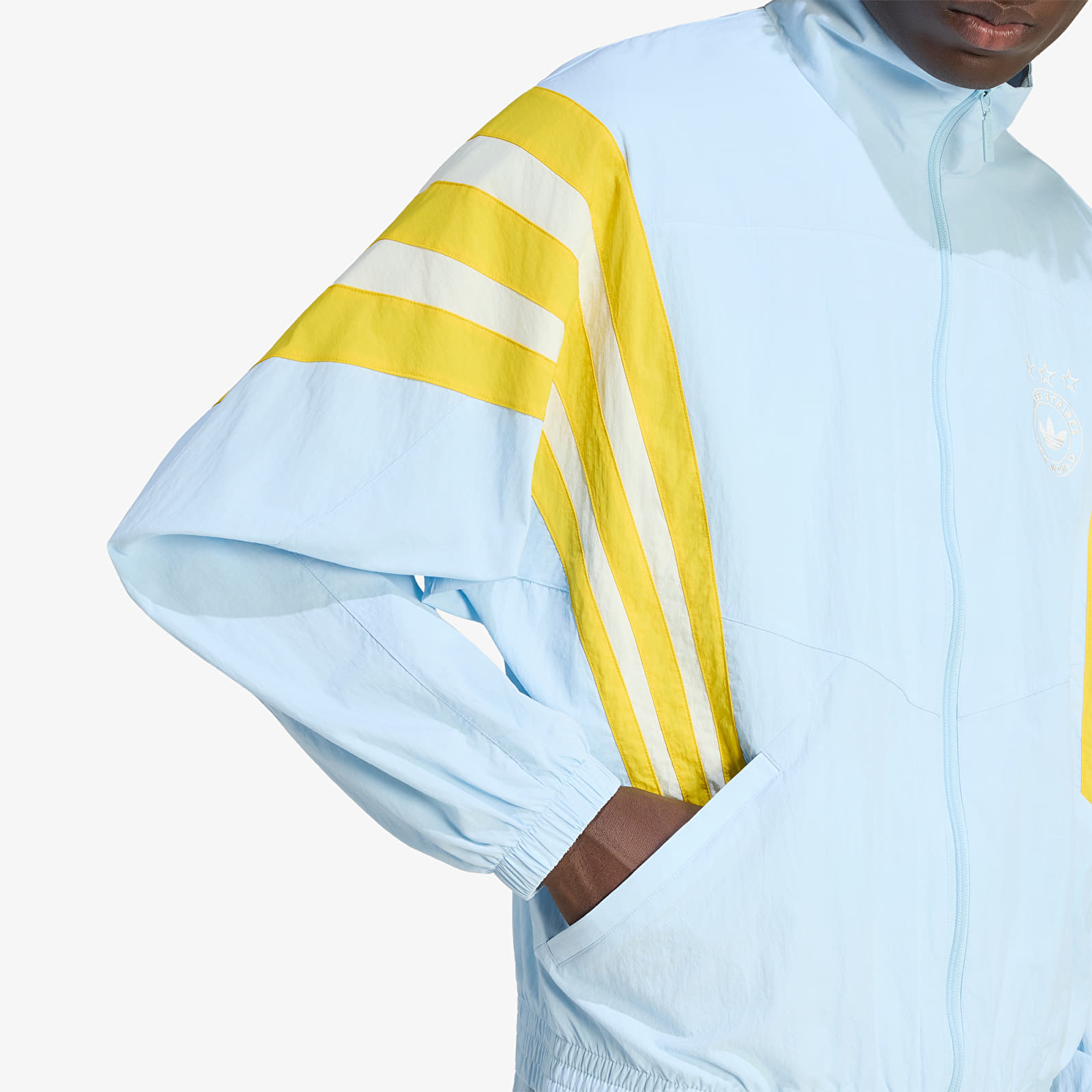 Herrenjacken adidas Santiago Track Jacket Ice Blue
