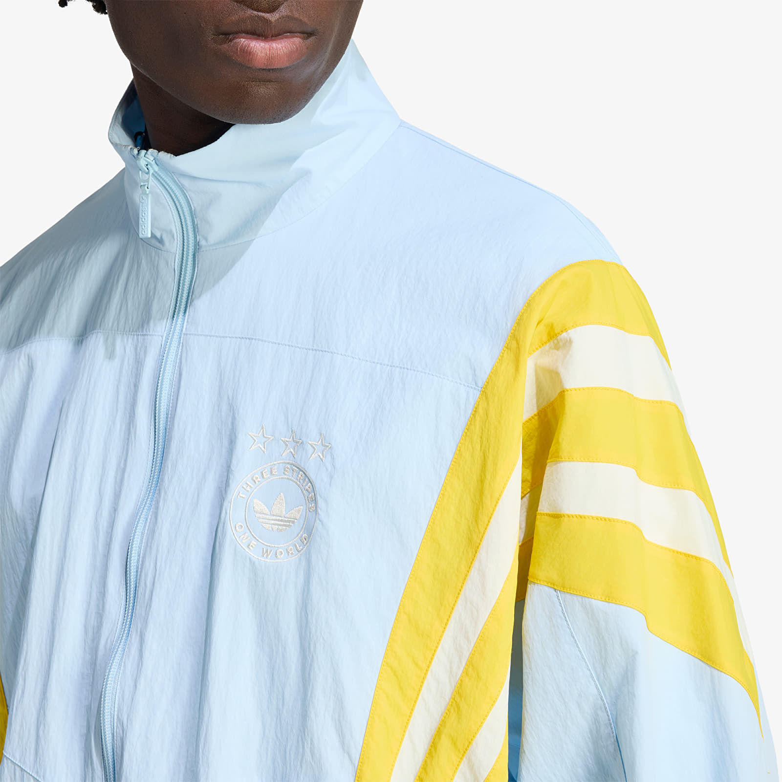 Herrenjacken adidas Santiago Track Jacket Ice Blue