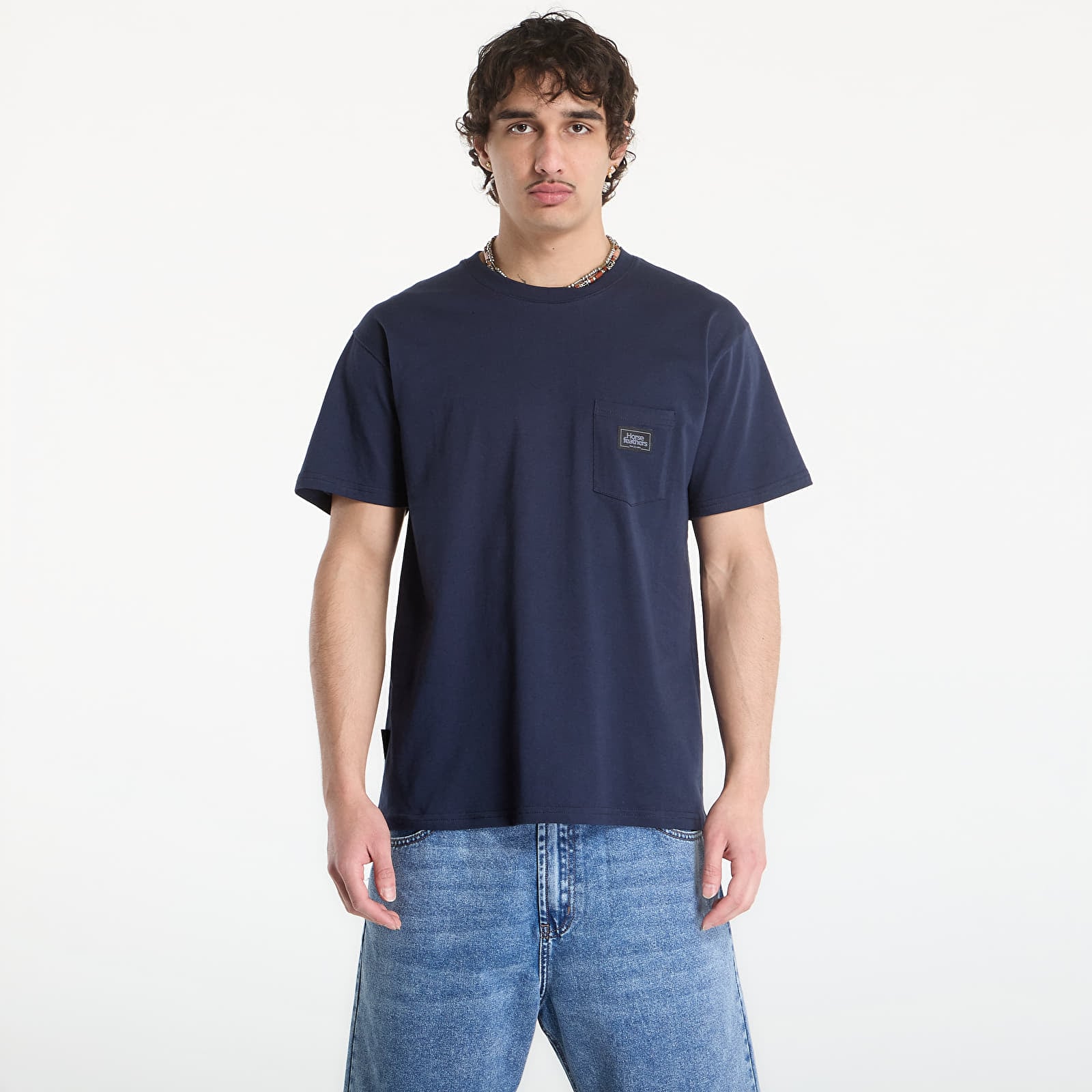 Ανδρικά μπλουζάκια Horsefeathers Alpha T-Shirt Indigo