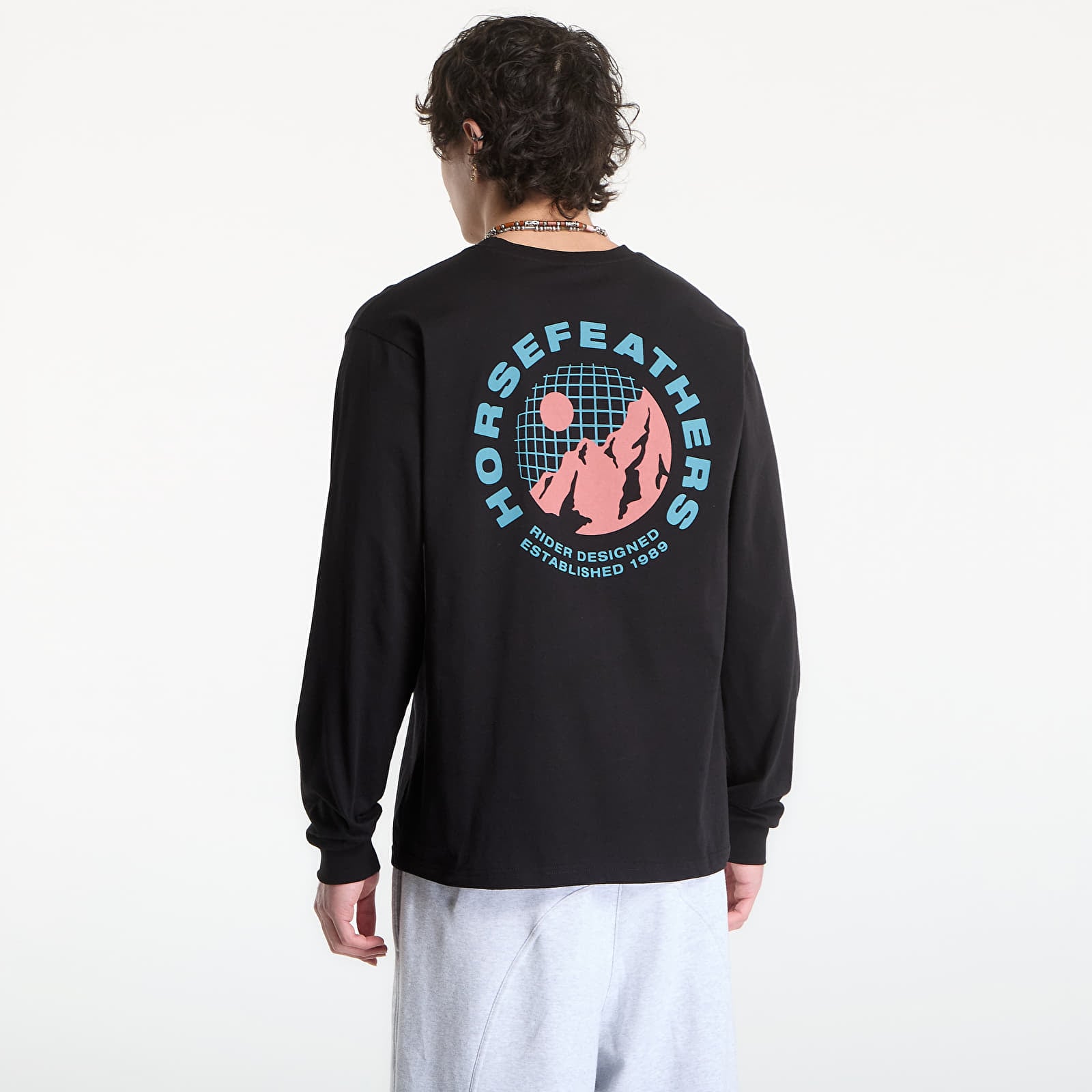 Men's T-shirts Horsefeathers Altitude Ls T-Shirt Black