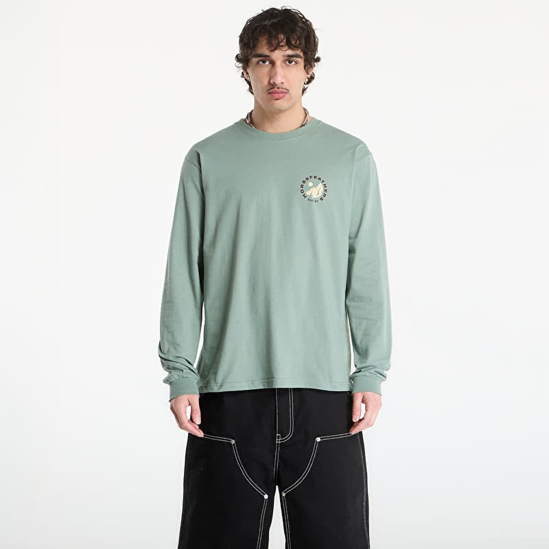 T-shirt Horsefeathers Altitude Ls T-Shirt Iceberg Green