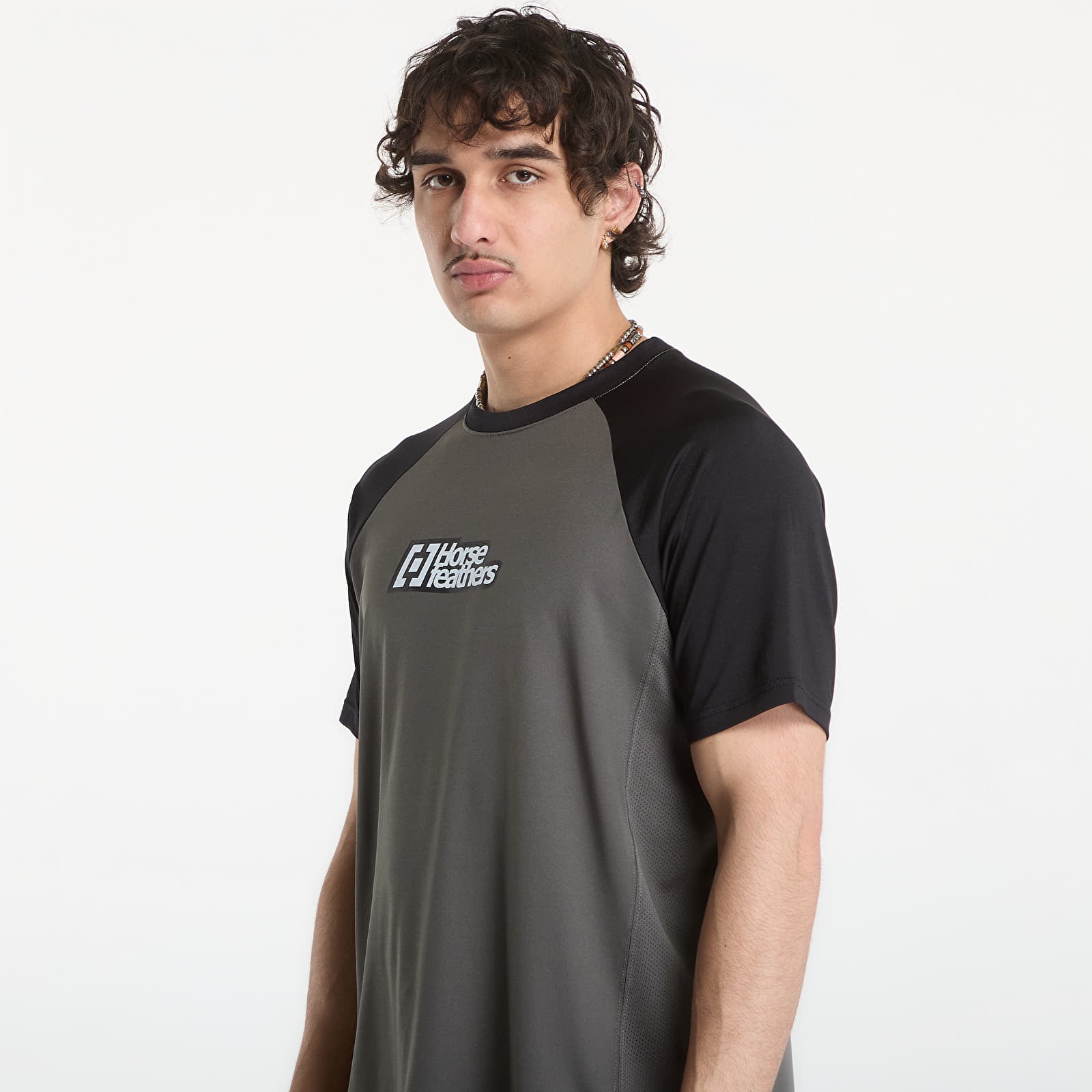 Men's Jerseys Horsefeathers Spike Bike Jersey Chimera/ Black