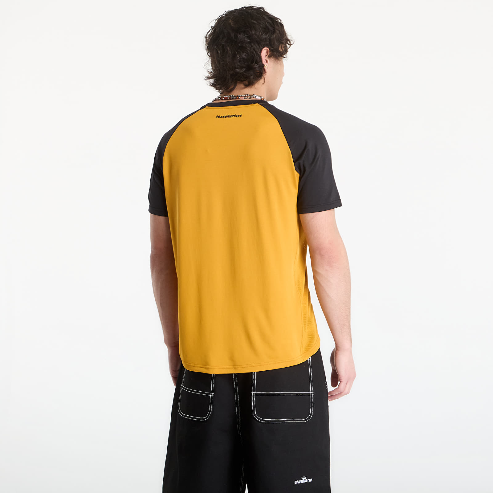 Men's Jerseys Horsefeathers Spike Bike Jersey Sunflower/ Black