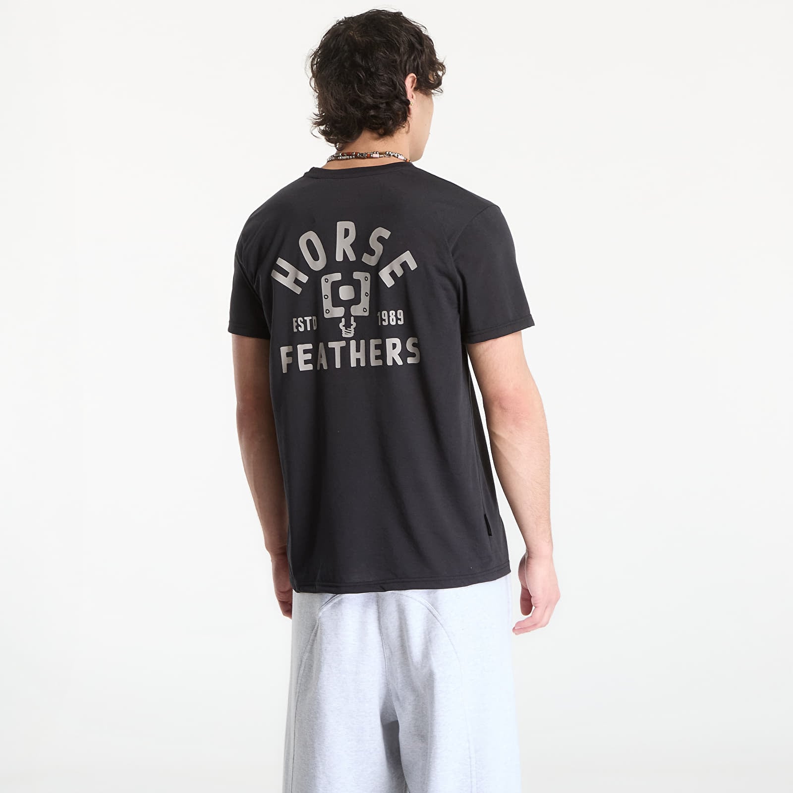 Magliette da uomo Horsefeathers Pedal Tech T-Shirt Black