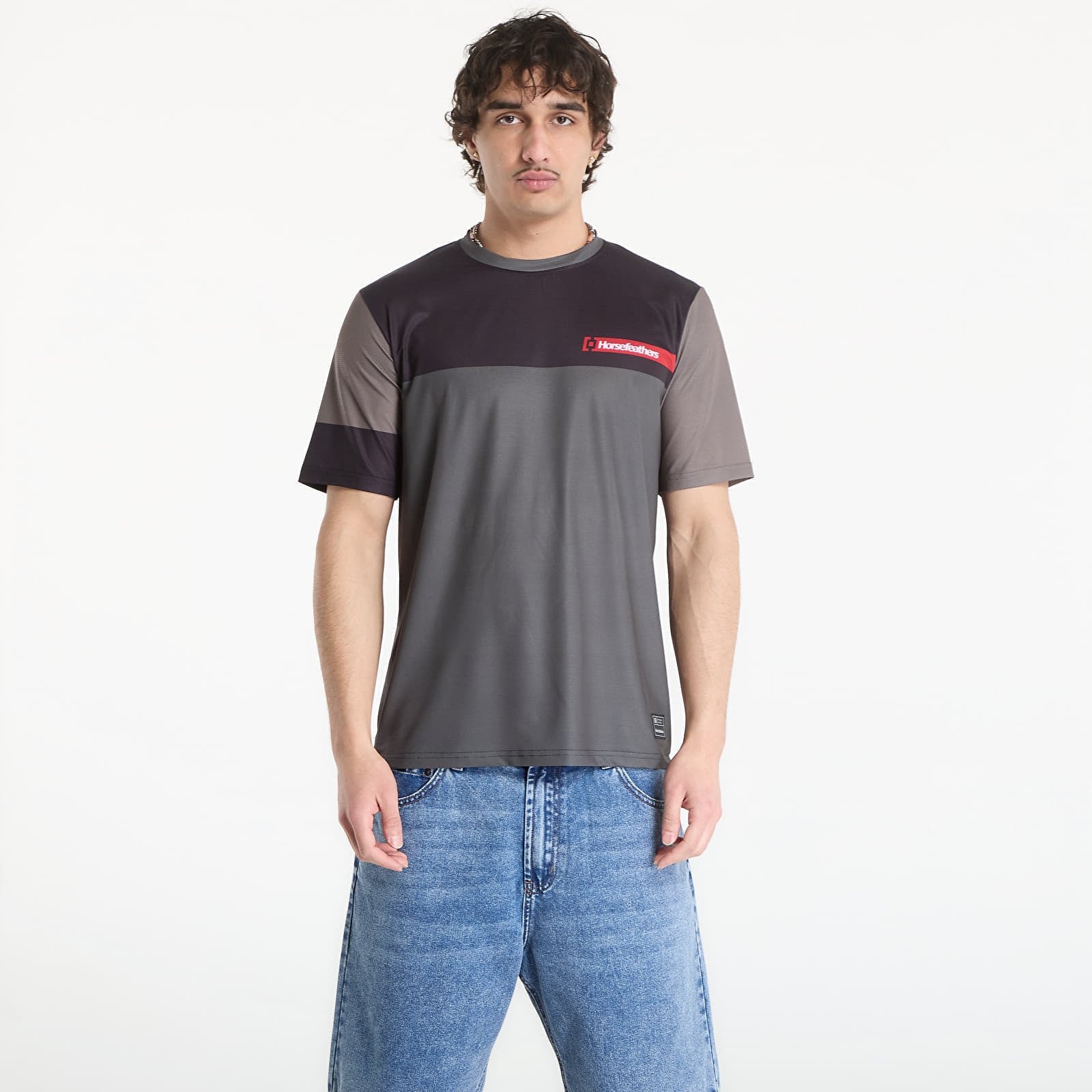 Jersey Horsefeathers Quantum Bike Jersey Chimera/ Walnut M