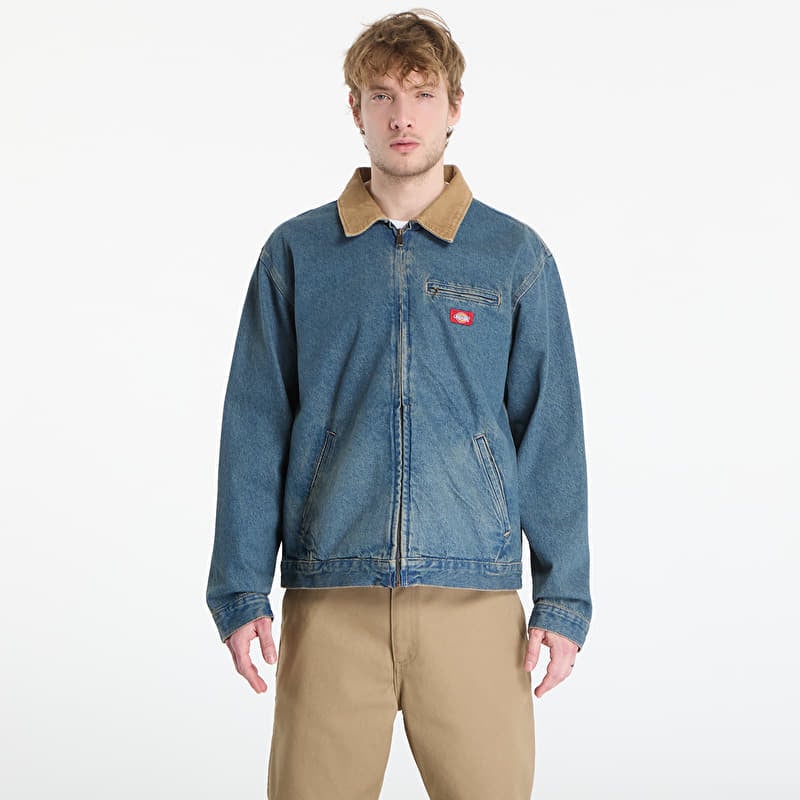 Jaka Dickies Denim Painter Jacket Khaki Tinted Blue