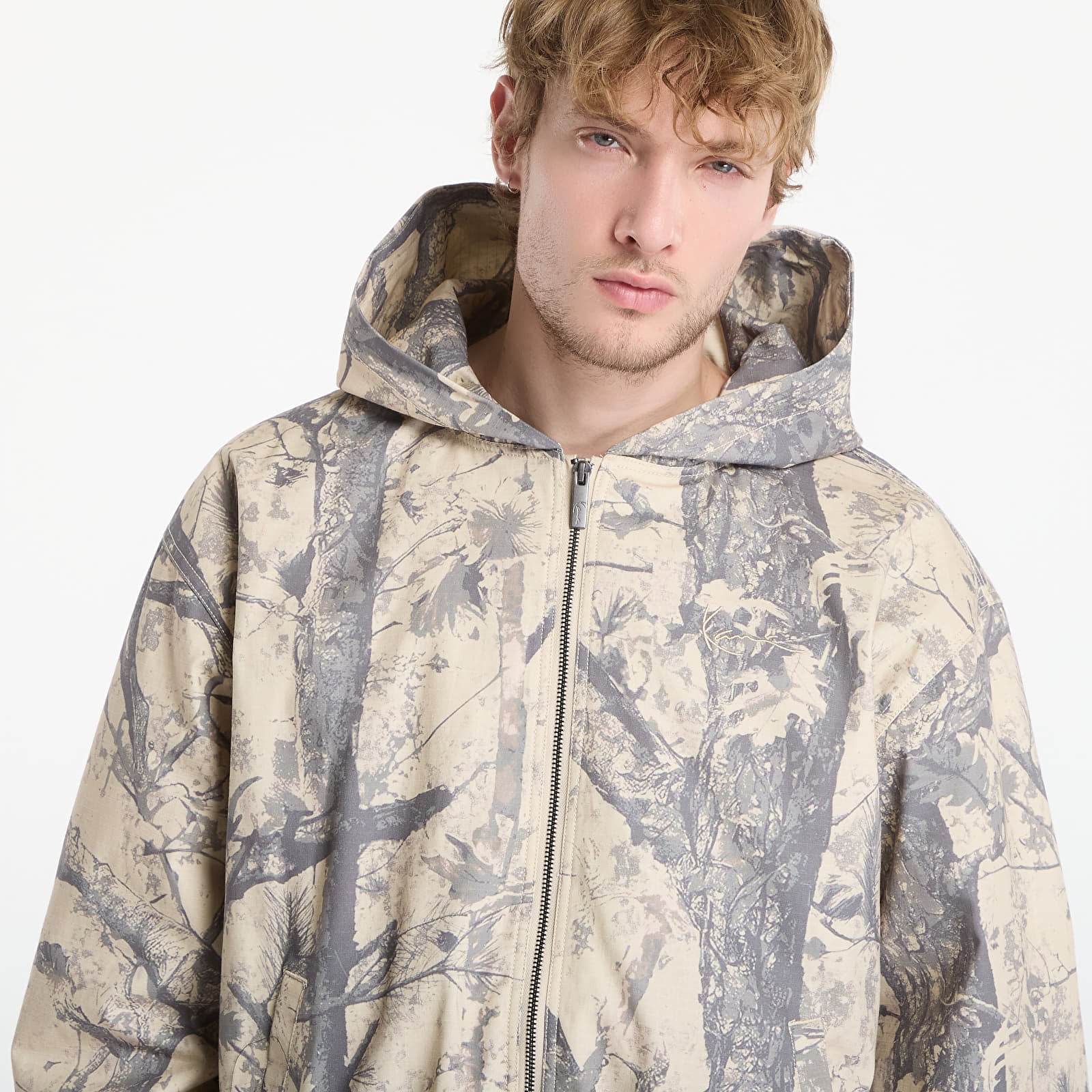 Jakker Karl Kani Signature Wood Camo Oversized Work Jacket Multicolor
