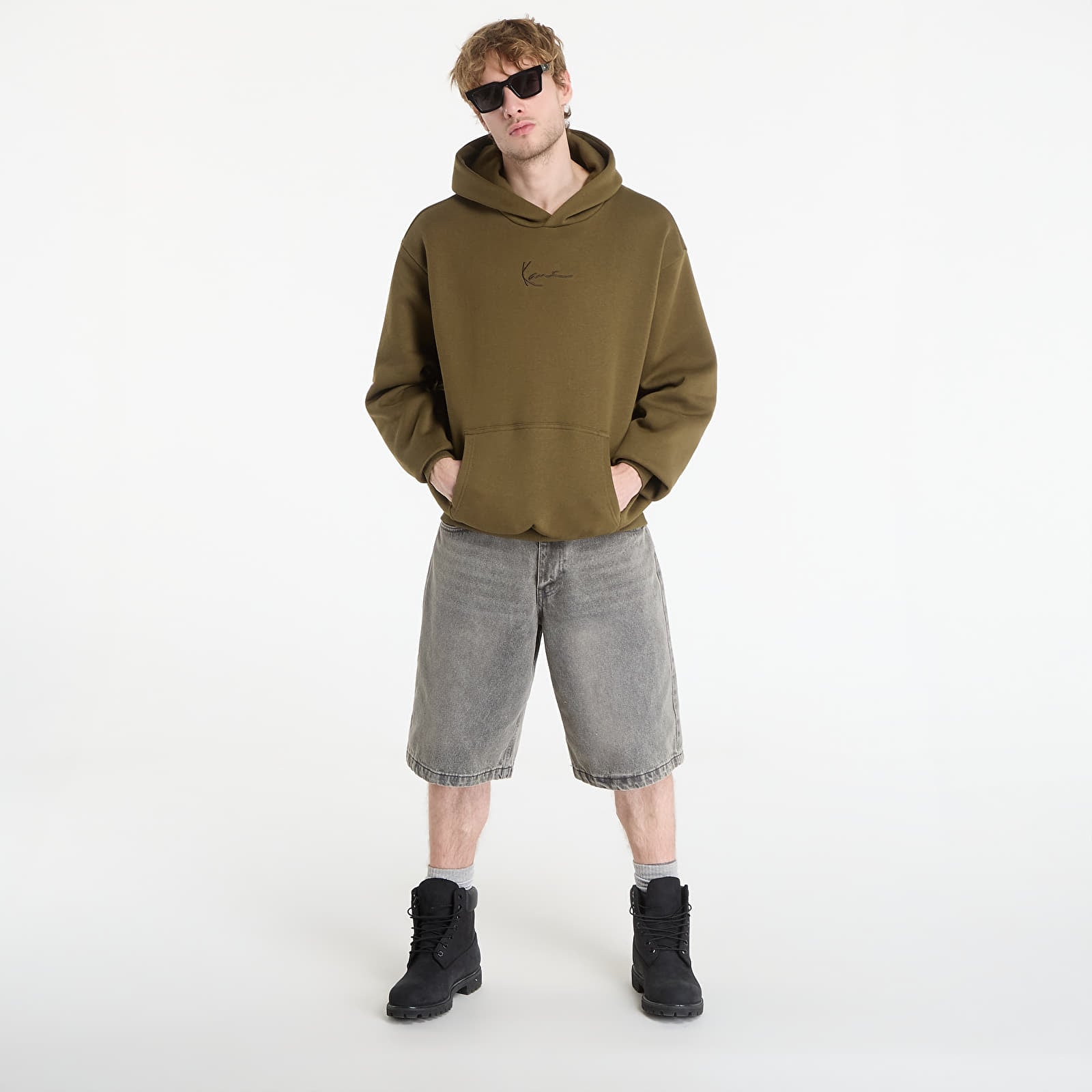 Sweatshirts Karl Kani Small Signature Essential OS Hoodie Green