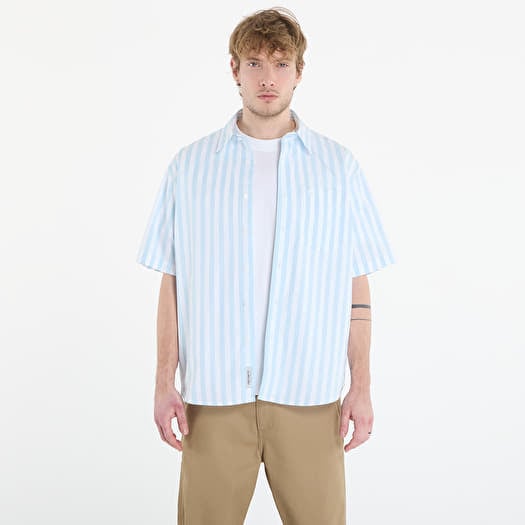 Carhartt WIP S/S Royce Shirt Royce Stripe, Icaria/ White