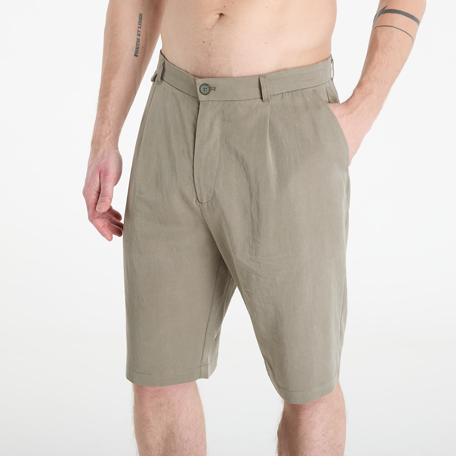 Kraťasy Guess Jeans Taylor Chino Shorts Mossy Green