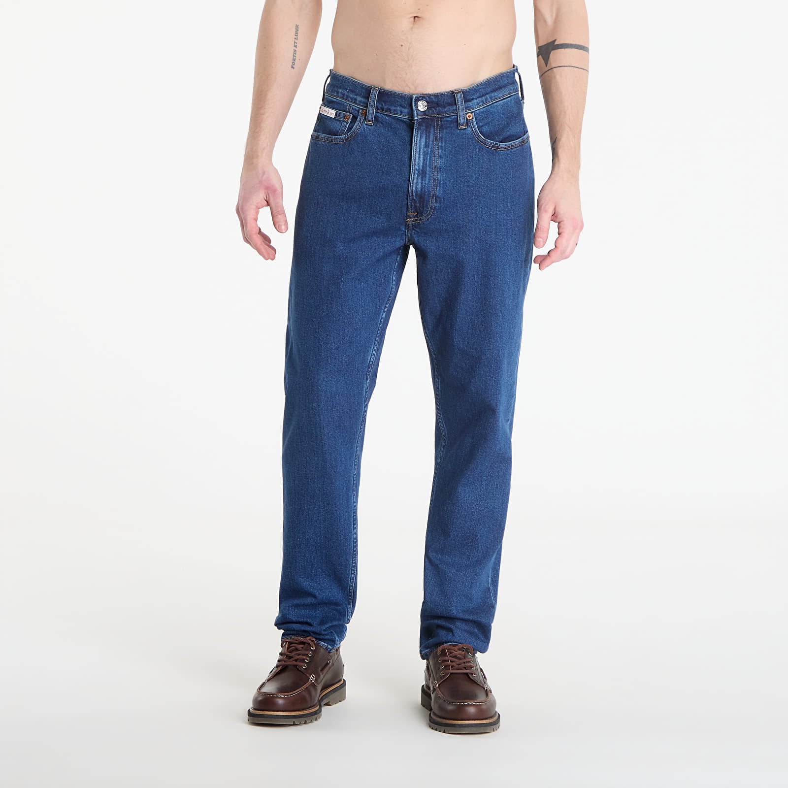 Дънки Calvin Klein Jeans Classic Taper Pacifico Jean Blue W34/L34