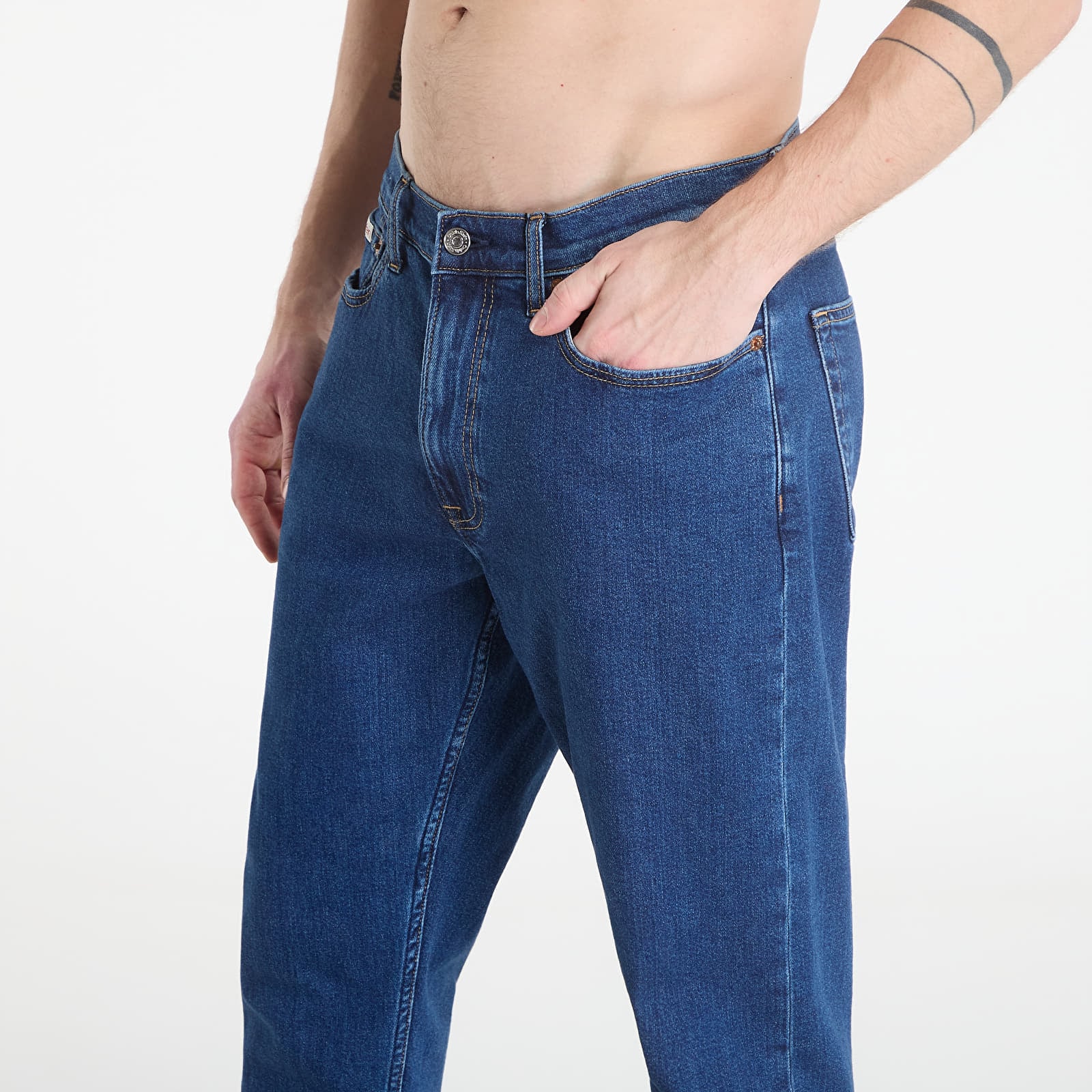 Džíny Calvin Klein Jeans Classic Taper Pacifico Jean Blue