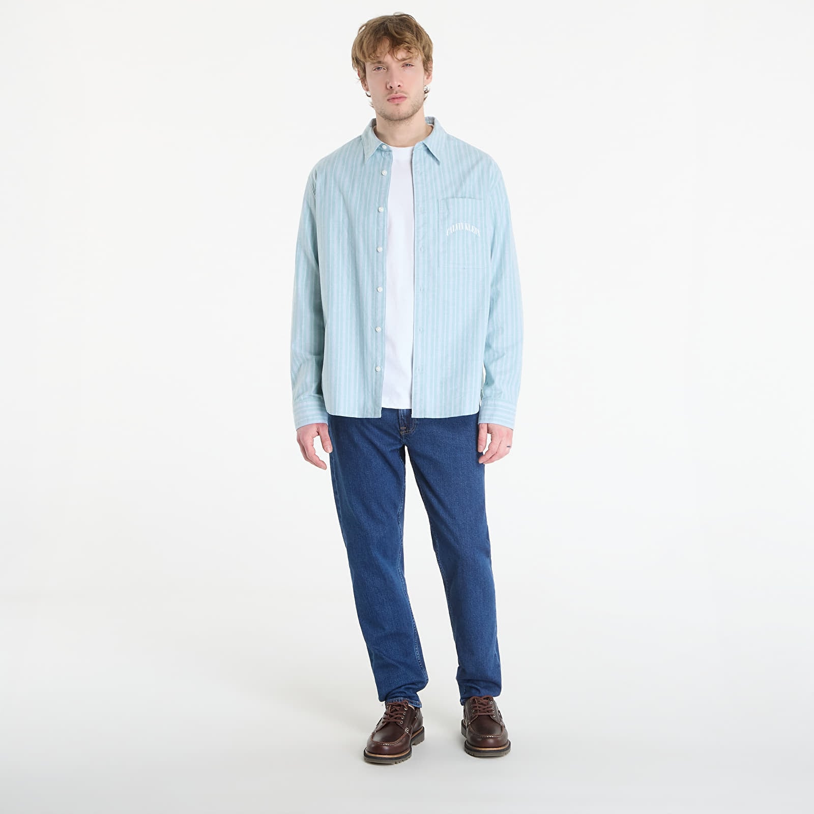 Džíny Calvin Klein Jeans Classic Taper Pacifico Jean Blue