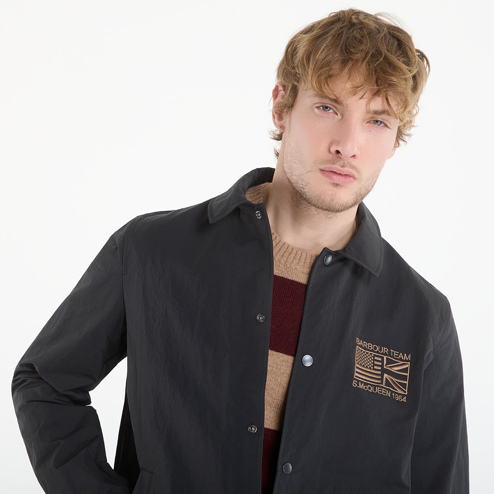 Bundy Barbour International Coach Casual Jacket Black