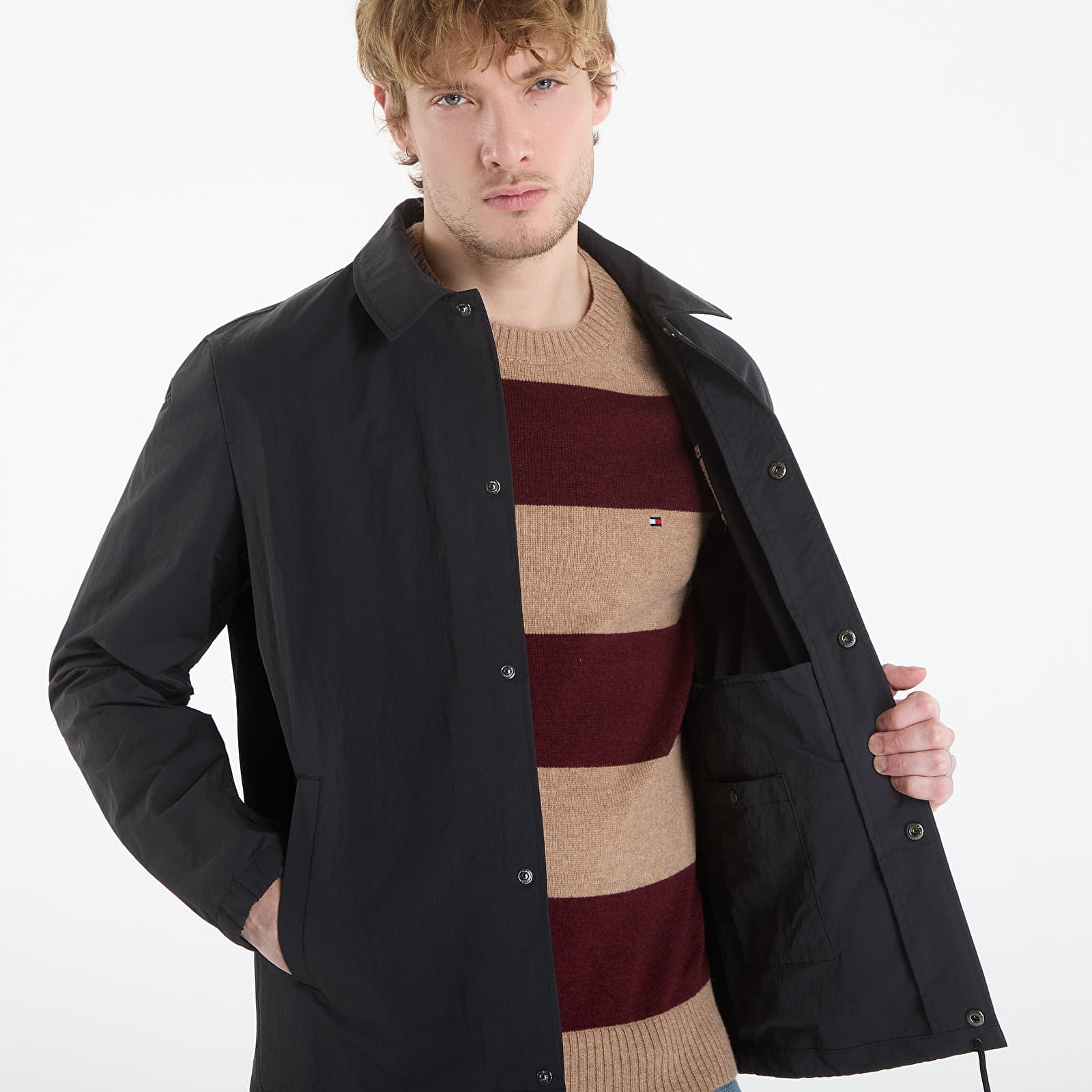 Bundy Barbour International Coach Casual Jacket Black