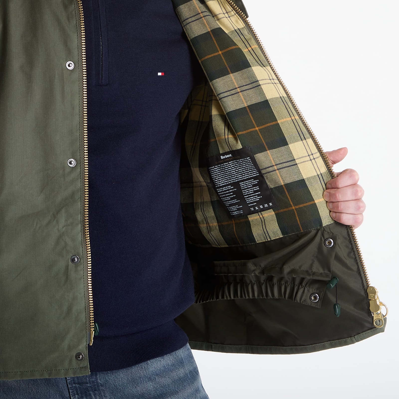 Joped Barbour Transport Wax Jacket Light Moss