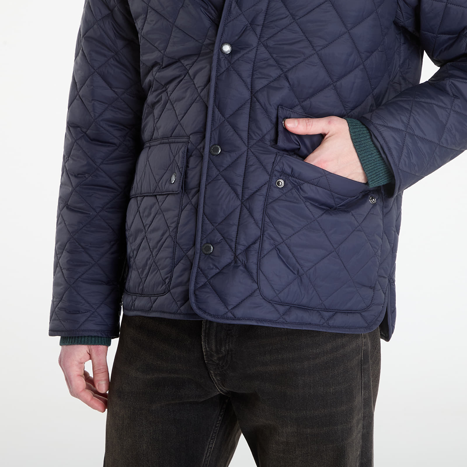 Joped Barbour City Bedale Quilted Jacket Navy