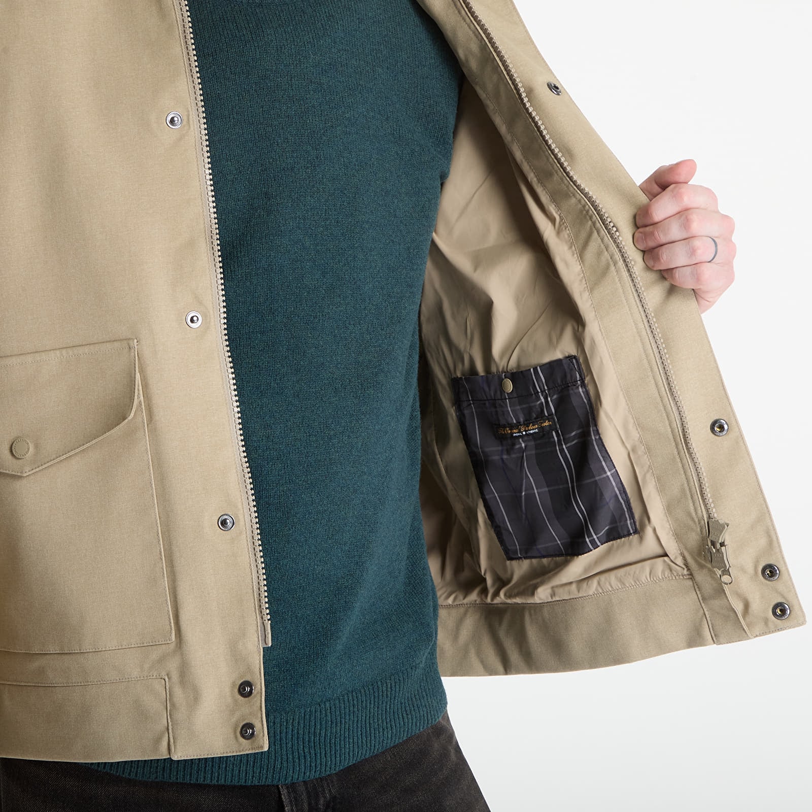 Bundy Barbour International Elmford Waterproof Jacket Coriander