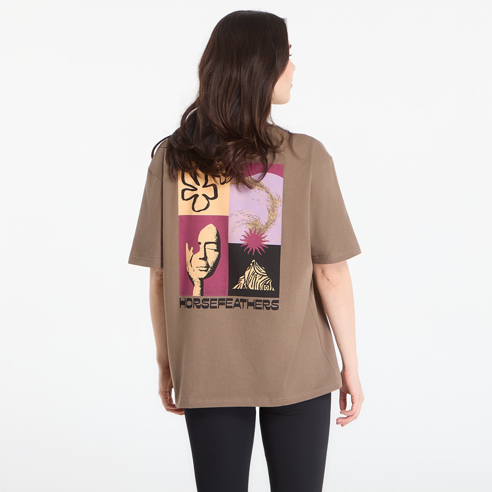 Naisten topit Horsefeathers Venus Top Fossil