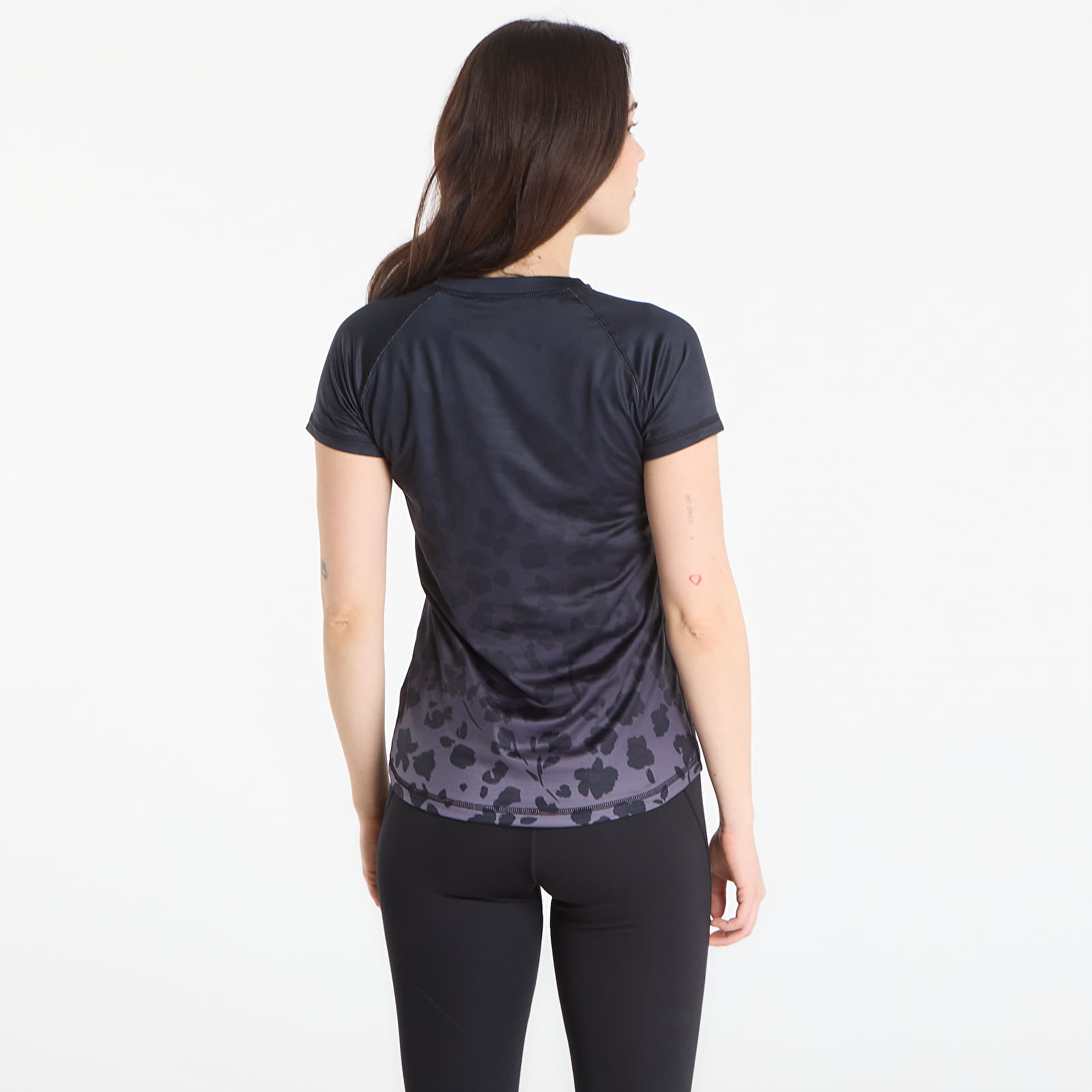 Trikots für Frauen Horsefeathers Deco Bike Jersey Black/ Cheetah