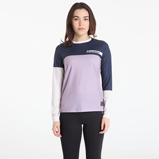 Maglia Horsefeathers W Quantum Ls Bike Jersey Indigo/ Iris