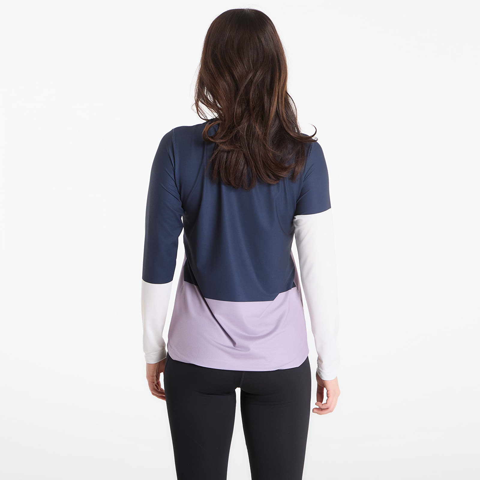 Maglie da donna Horsefeathers W Quantum Ls Bike Jersey Indigo/ Iris