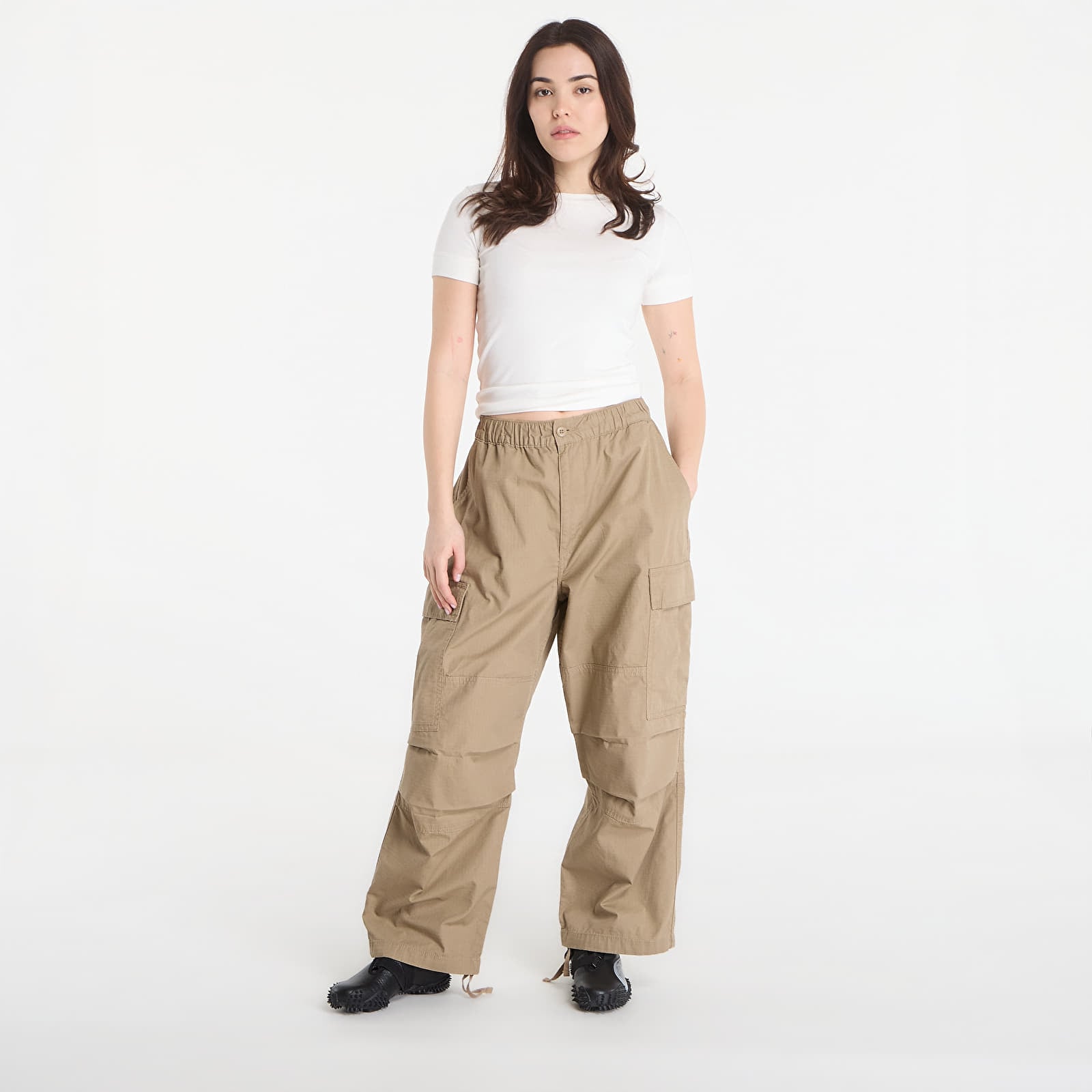 Férfi nadrágok Carhartt WIP Jet Cargo Pant Leather